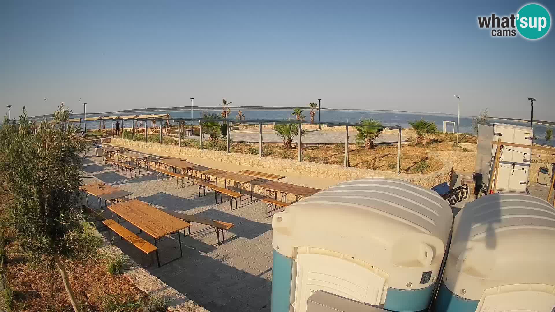 Webcam Mandre – Scène estivale Velika điga | Île de Pag