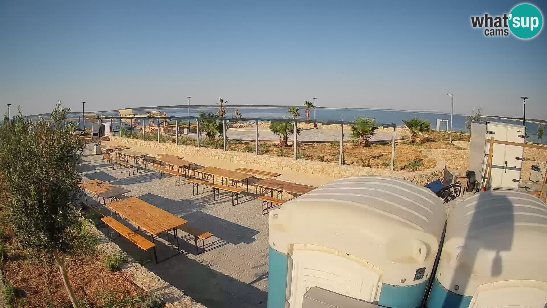 Webcam Mandre – Scène estivale Velika điga | Île de Pag