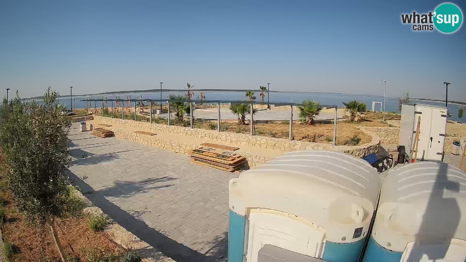 Webcam Mandre – Scène estivale Velika điga | Île de Pag
