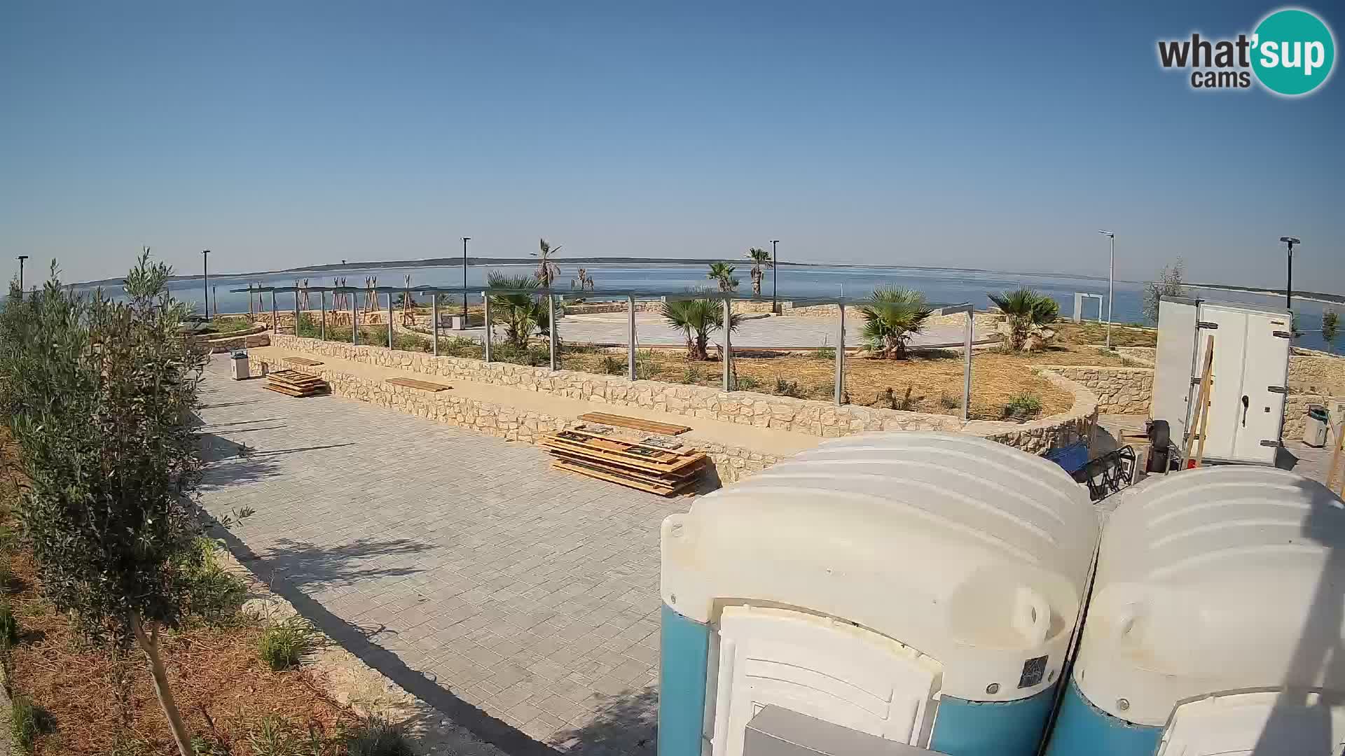Mandre Summer Stage Webcam – Velika điga | Pag Island