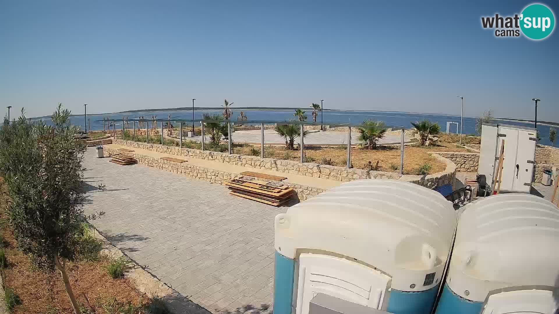 Webcam Mandre – Palco estivo Velika điga | Isola di Pag