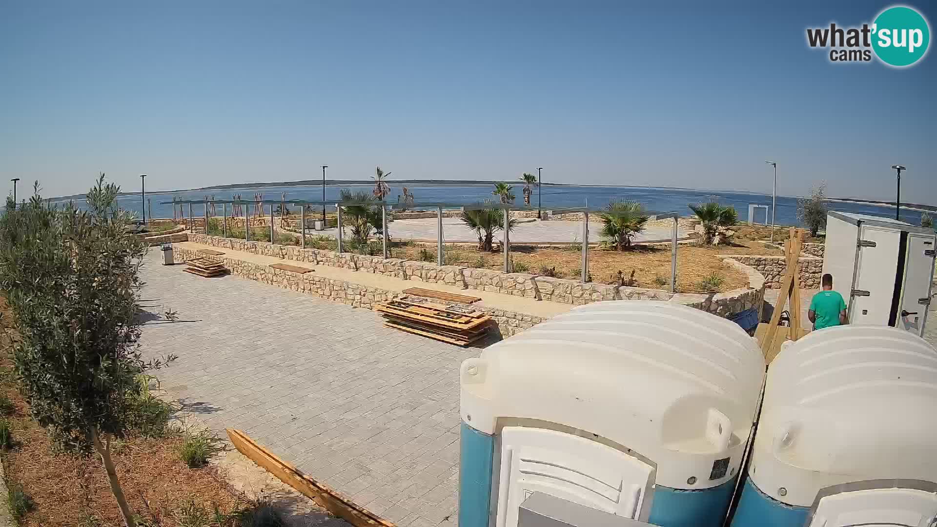 Mandre Summer Stage Webcam – Velika điga | Pag Island