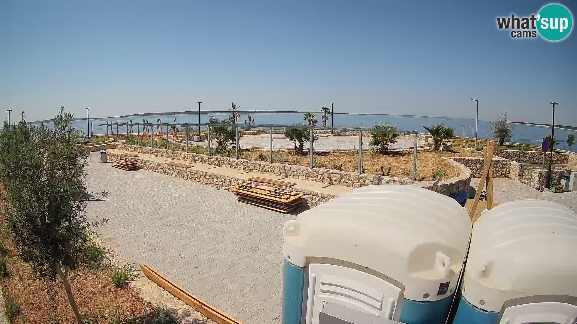 Webcam Mandre – Palco estivo Velika điga | Isola di Pag