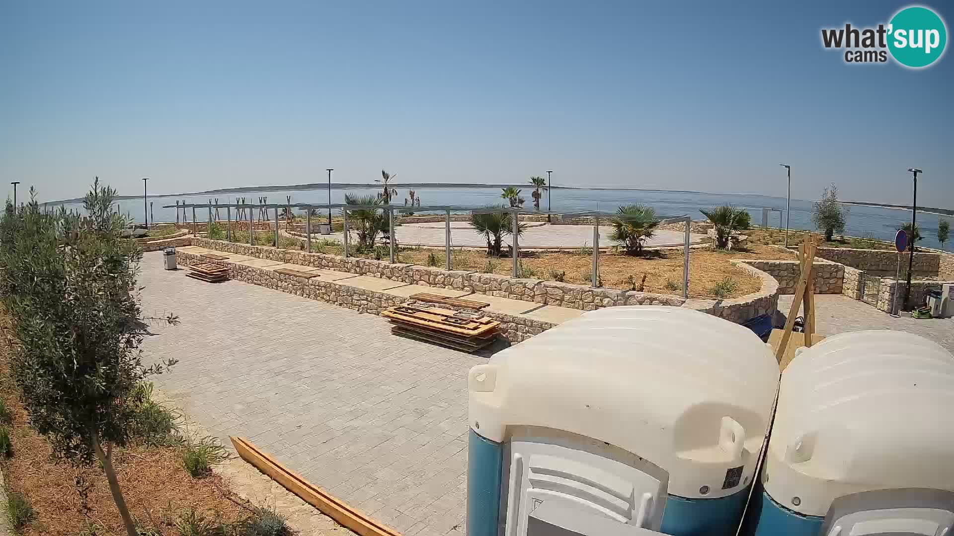 Mandre Sommerbühne Webcam – Velika điga | Insel Pag