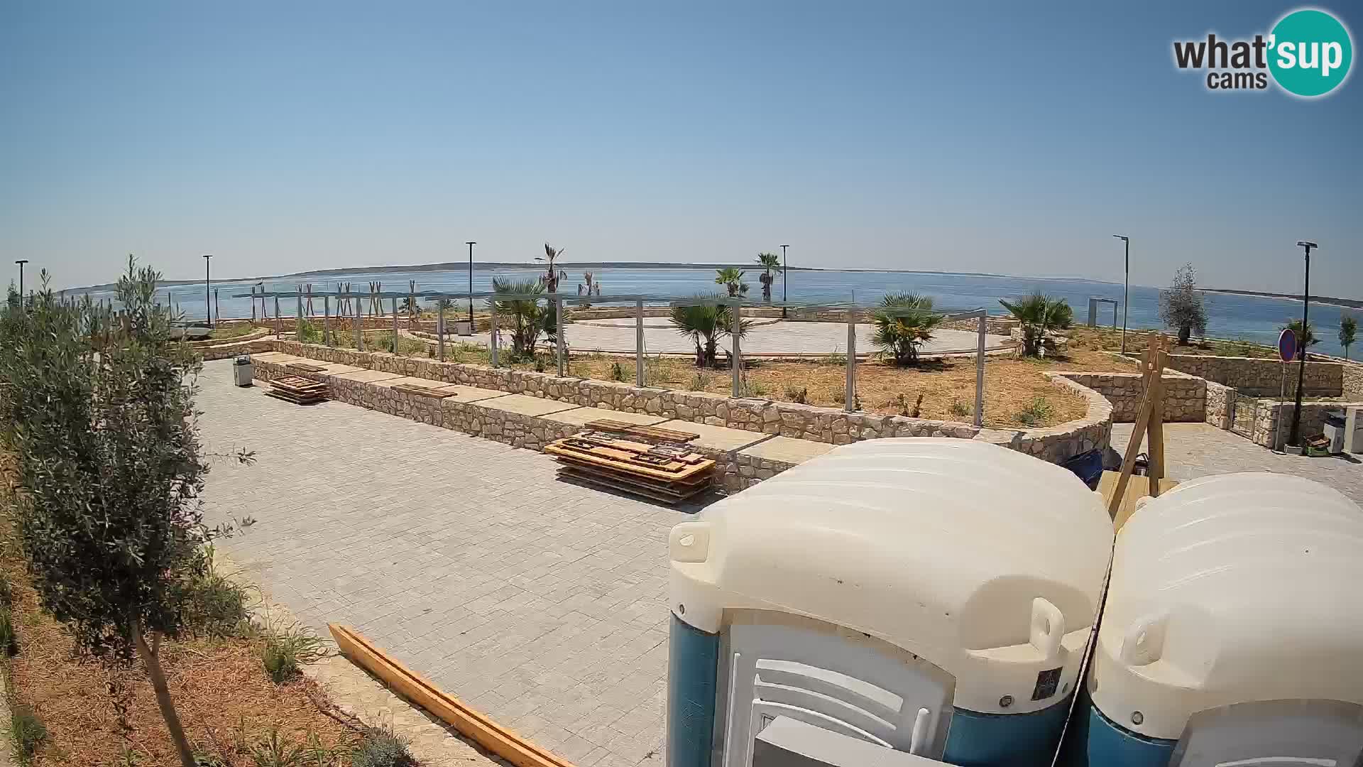 Webcam Mandre – Escenario de verano Velika điga | Isla de Pag