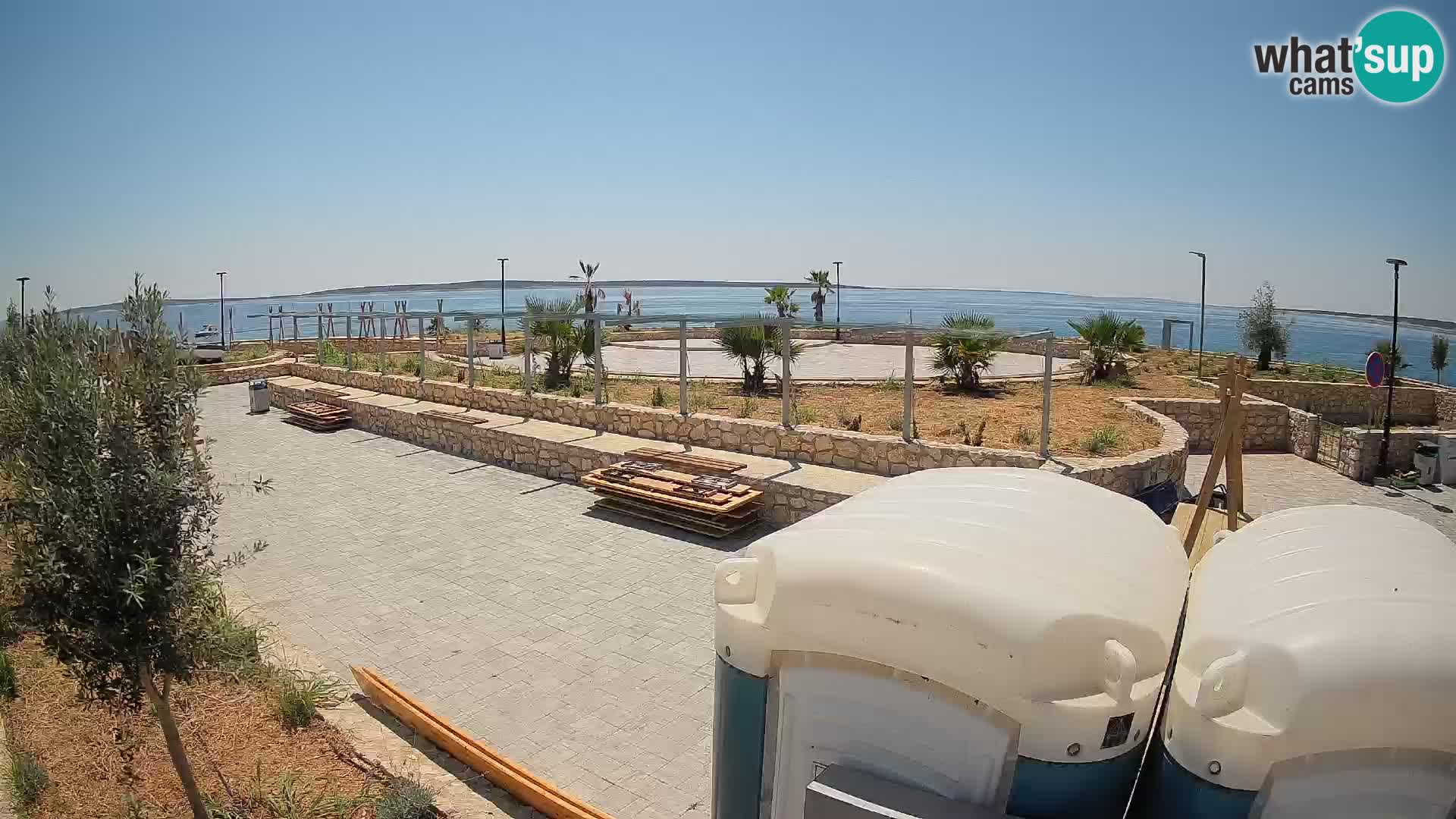 Webcam Mandre – Palco estivo Velika điga | Isola di Pag
