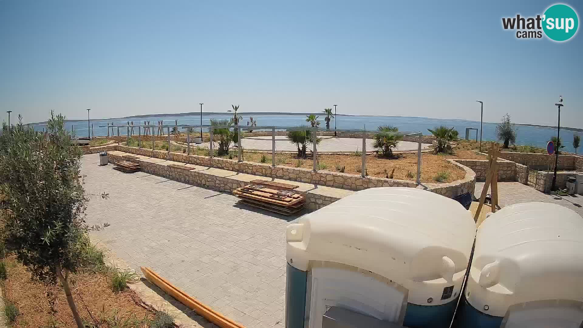 Webcam Mandre – Palco estivo Velika điga | Isola di Pag