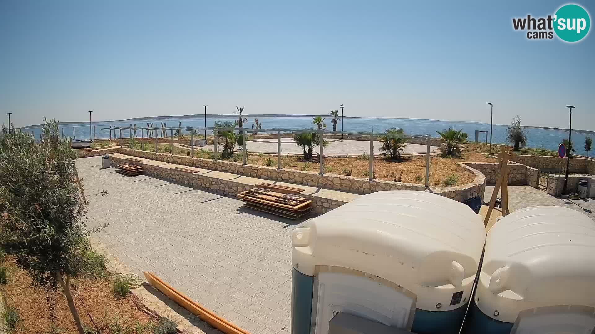 Mandre Summer Stage Webcam – Velika điga | Pag Island