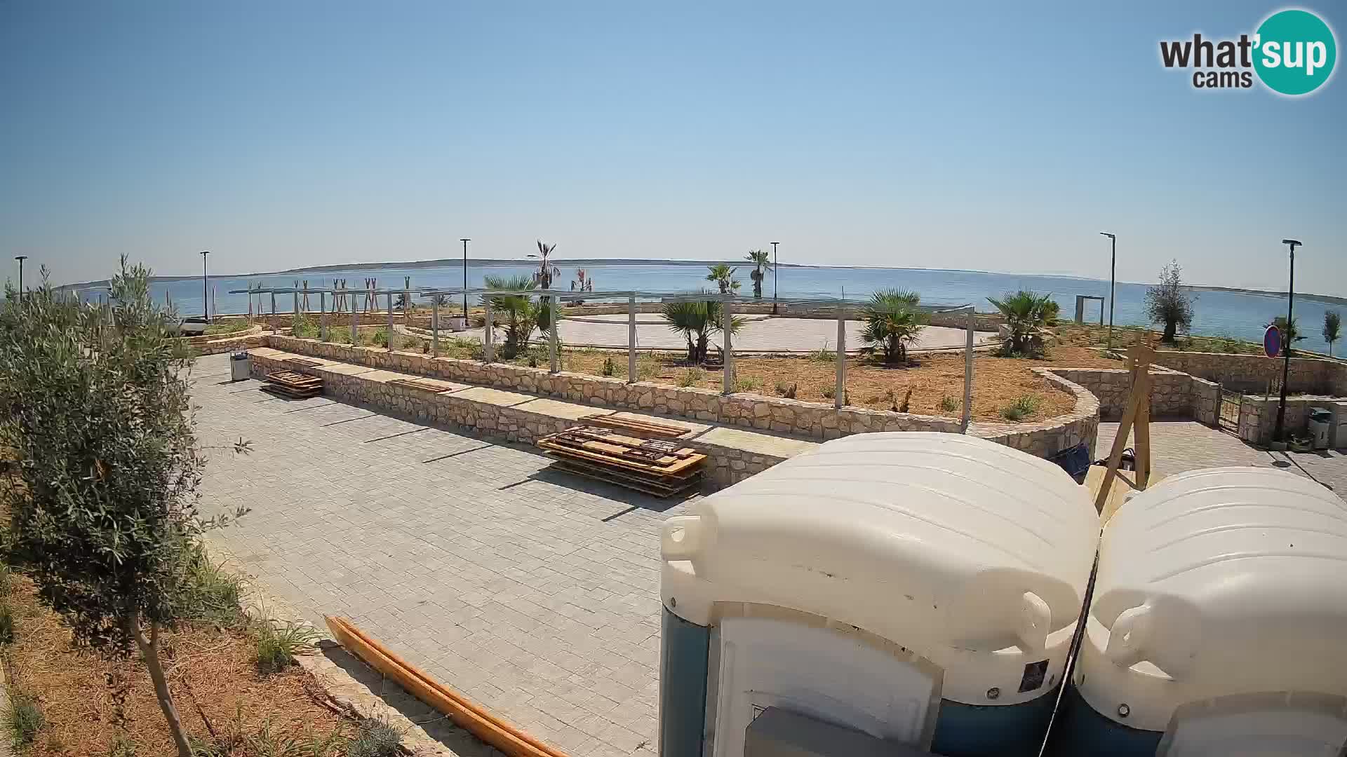 Mandre Summer Stage Webcam – Velika điga | Pag Island