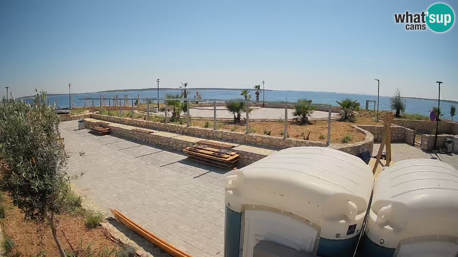 Webcam Mandre – Escenario de verano Velika điga | Isla de Pag