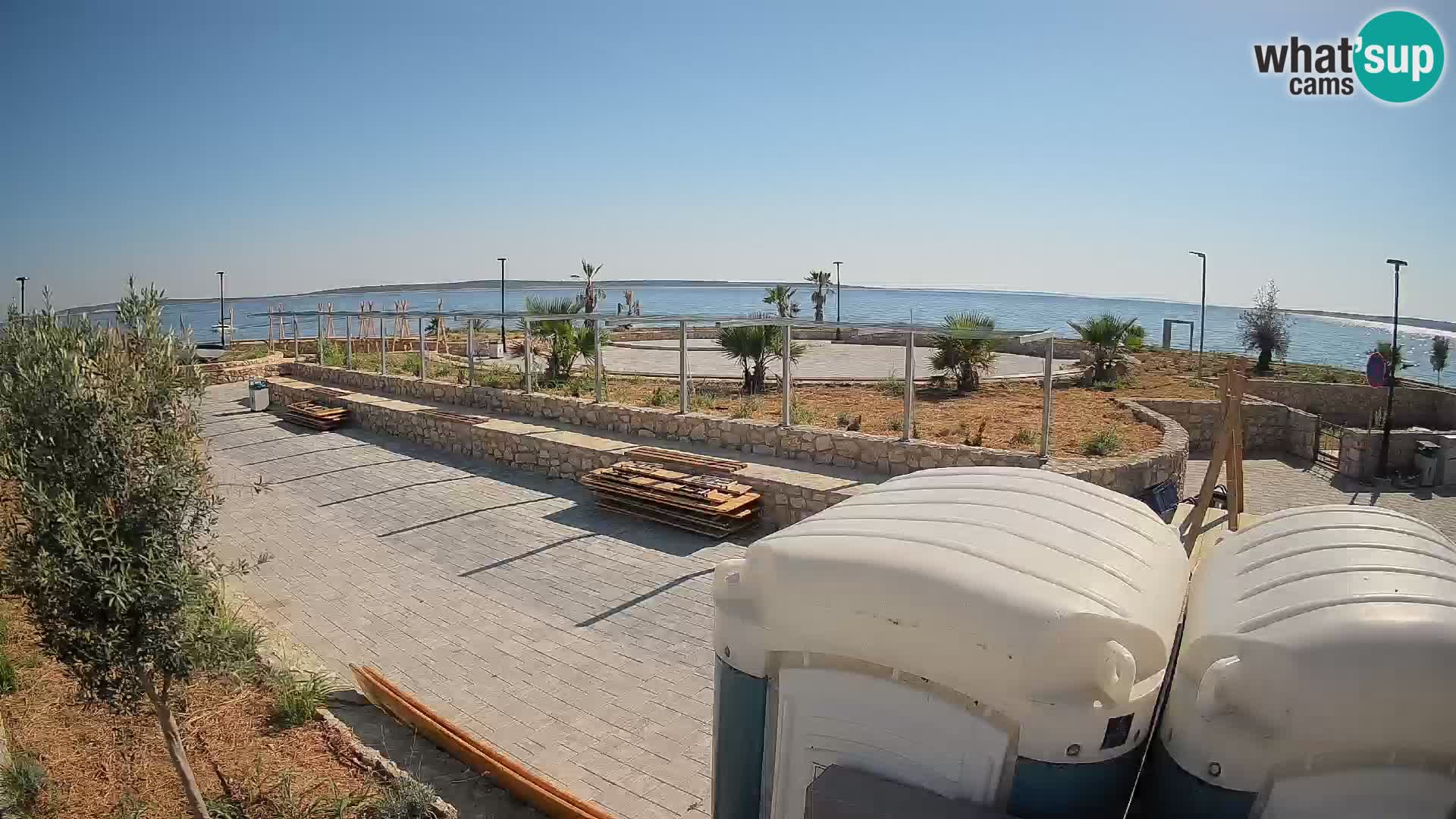 Webcam Mandre – Escenario de verano Velika điga | Isla de Pag