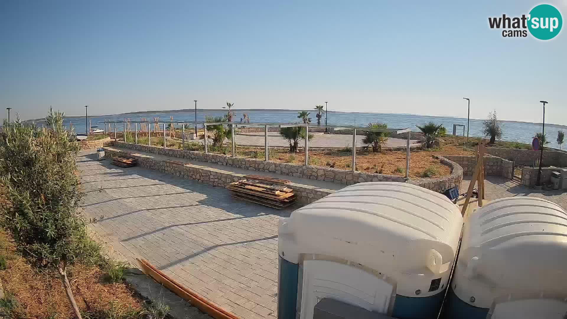 Webcam Mandre – Scène estivale Velika điga | Île de Pag