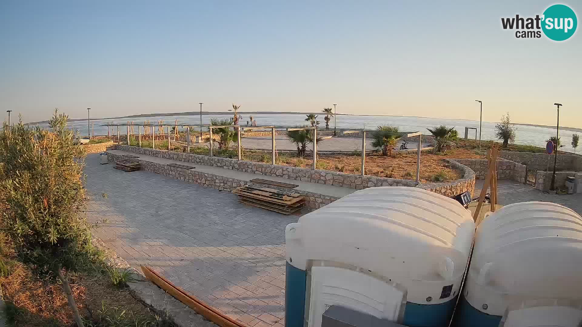 Webcam Mandre – Palco estivo Velika điga | Isola di Pag