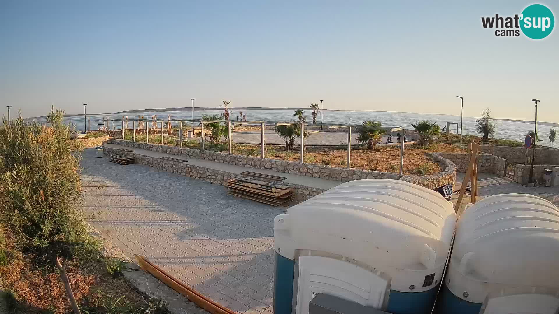 Webcam Mandre – Scène estivale Velika điga | Île de Pag