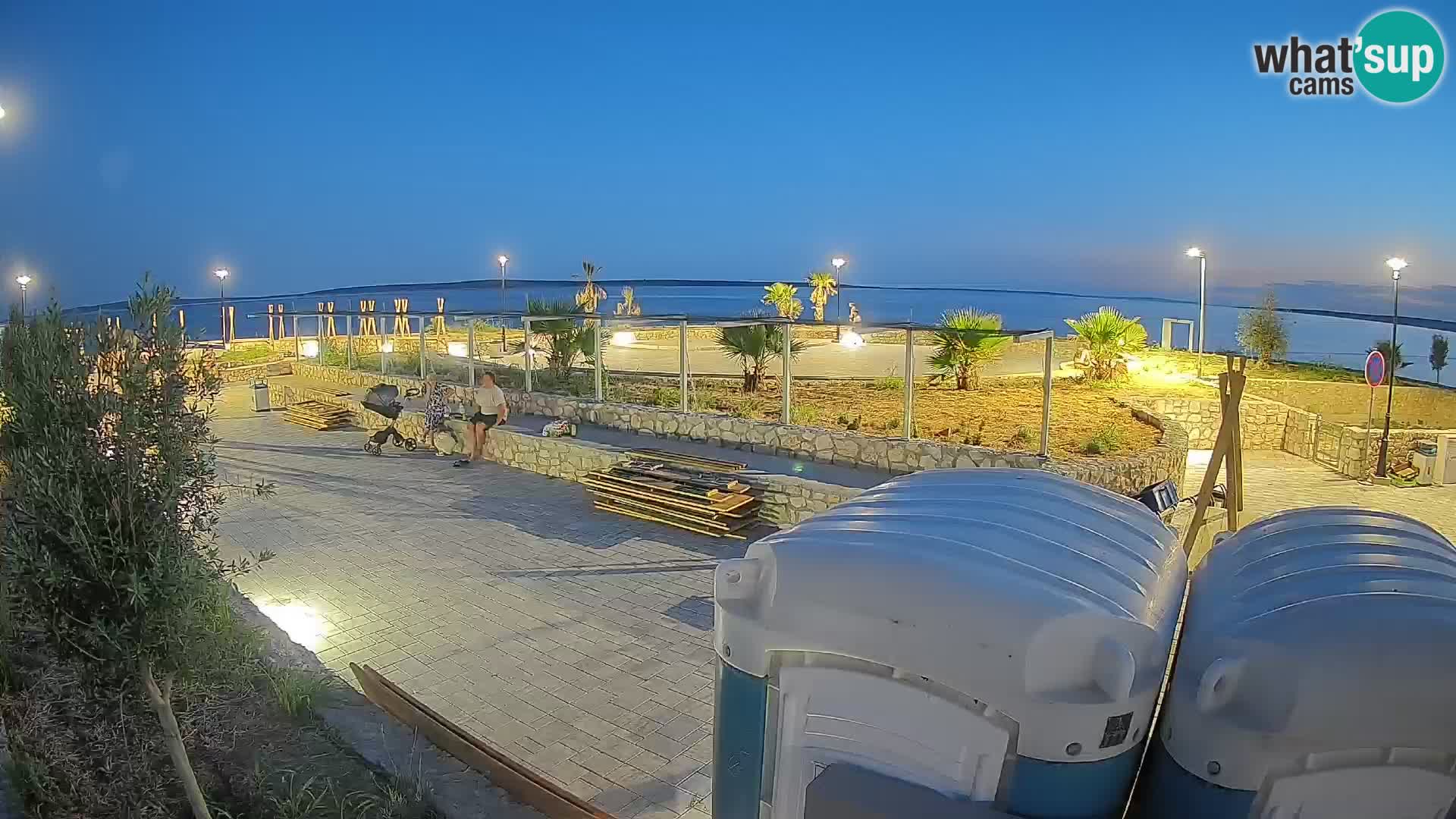 Webcam Mandre – Escenario de verano Velika điga | Isla de Pag