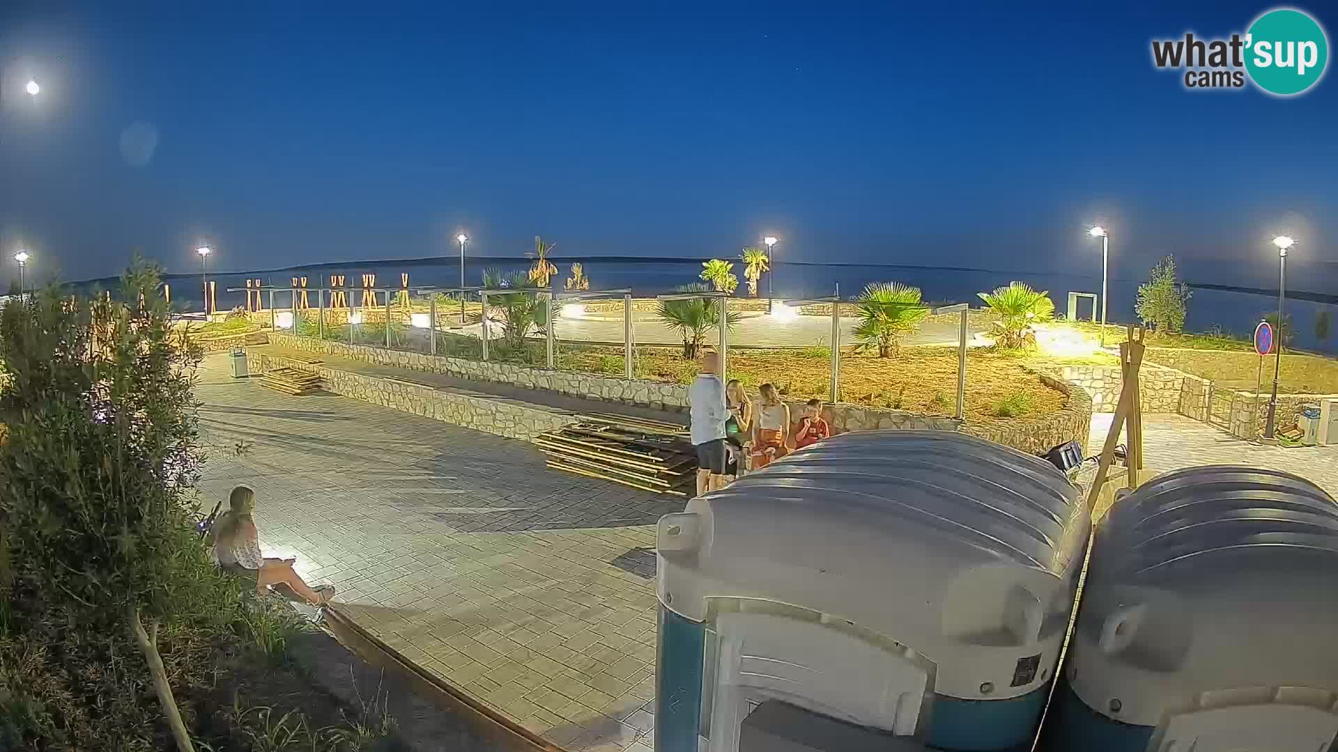 Mandre Summer Stage Webcam – Velika điga | Pag Island