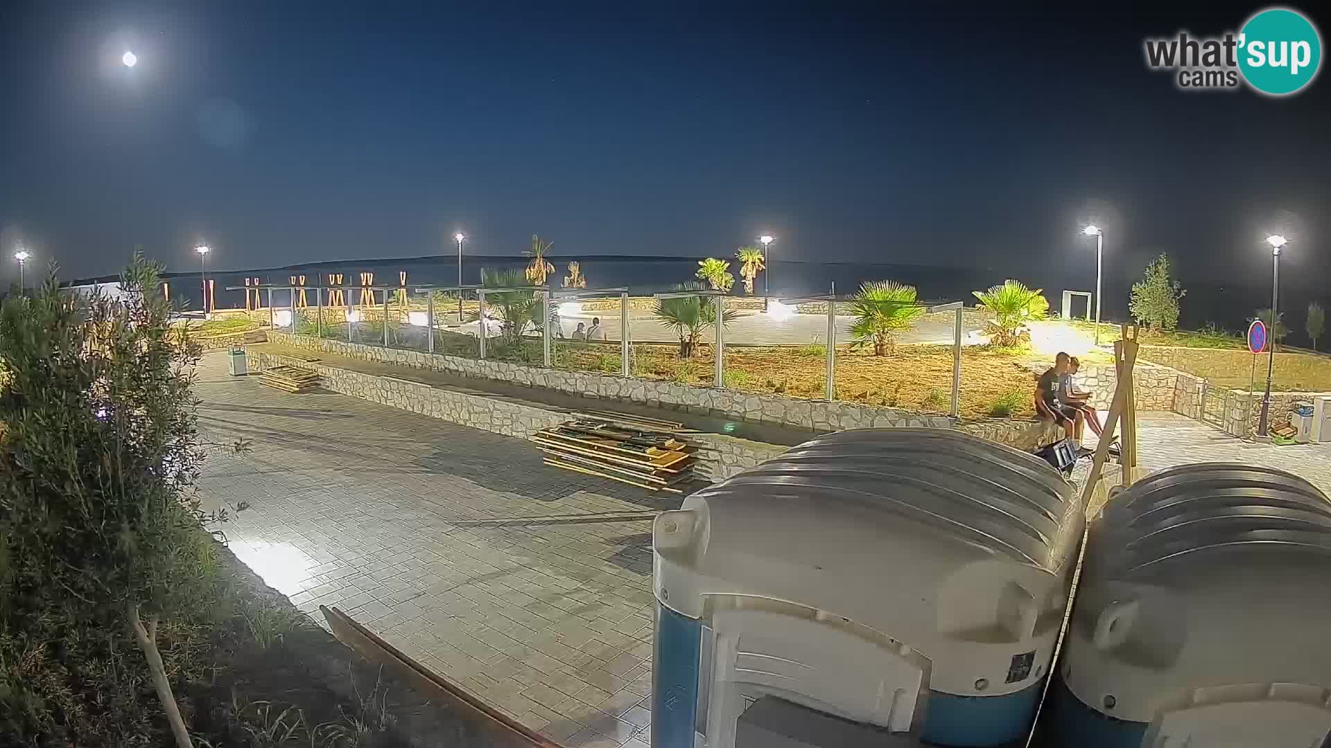 Webcam Mandre – Scène estivale Velika điga | Île de Pag