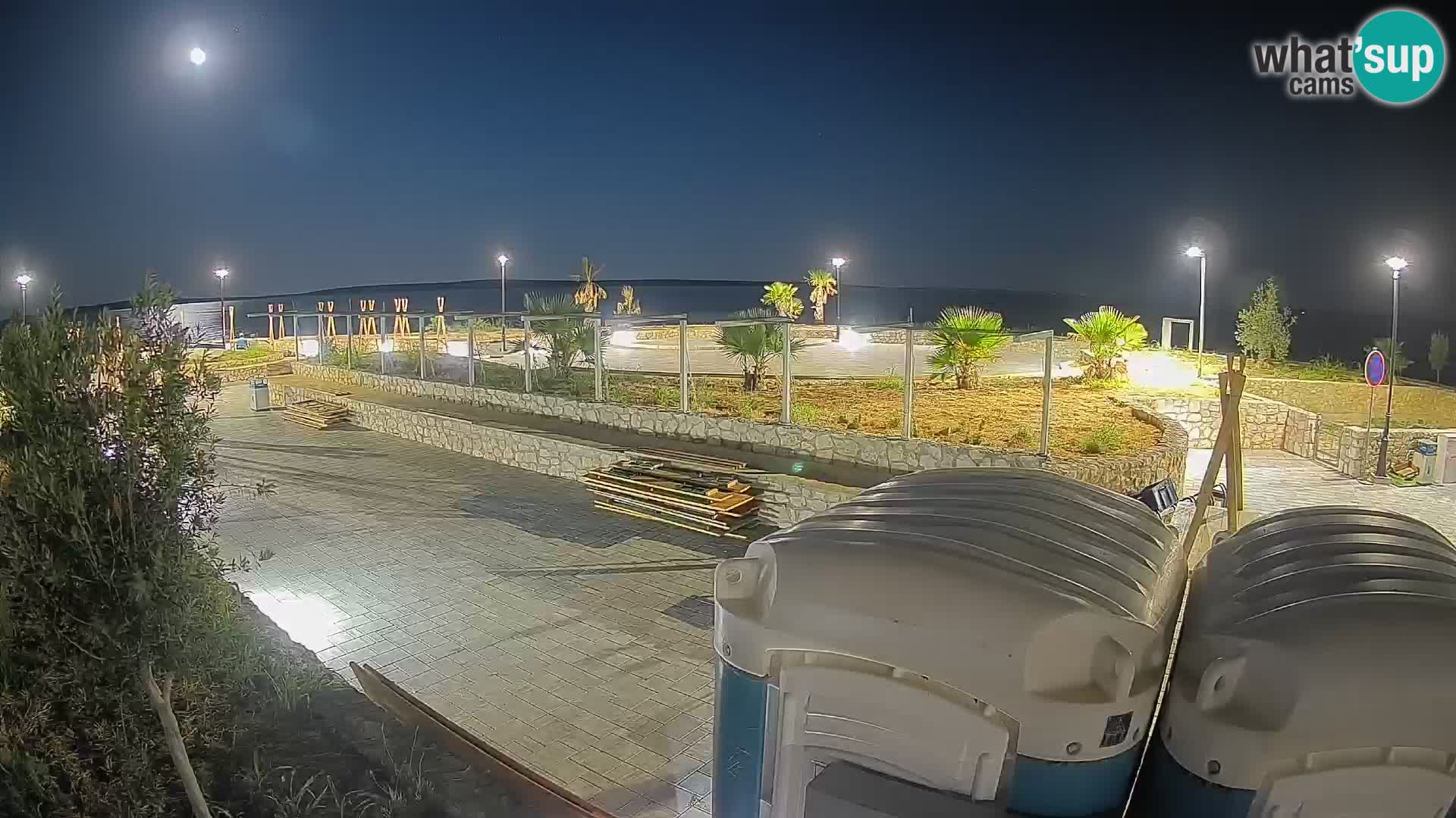 Webcam Mandre – Scène estivale Velika điga | Île de Pag