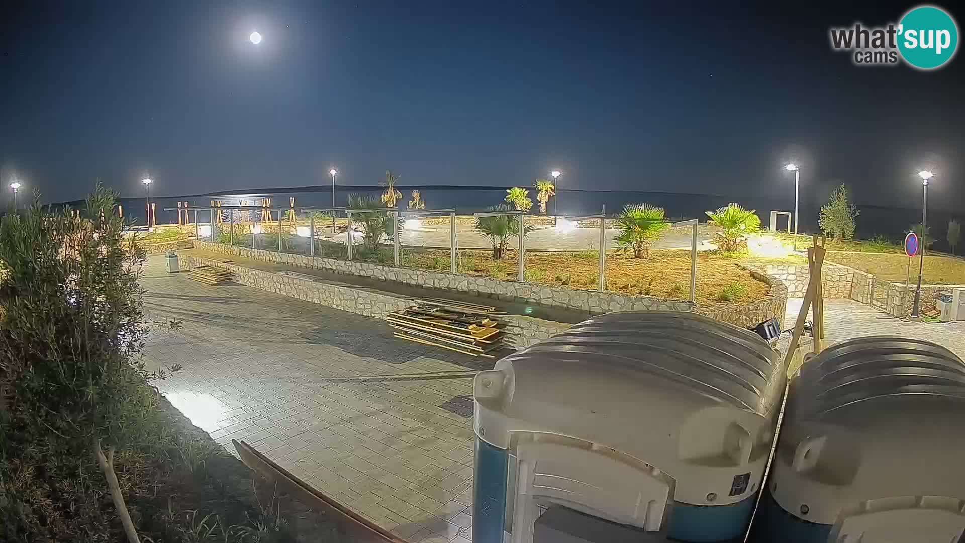 Webcam Mandre – Scène estivale Velika điga | Île de Pag