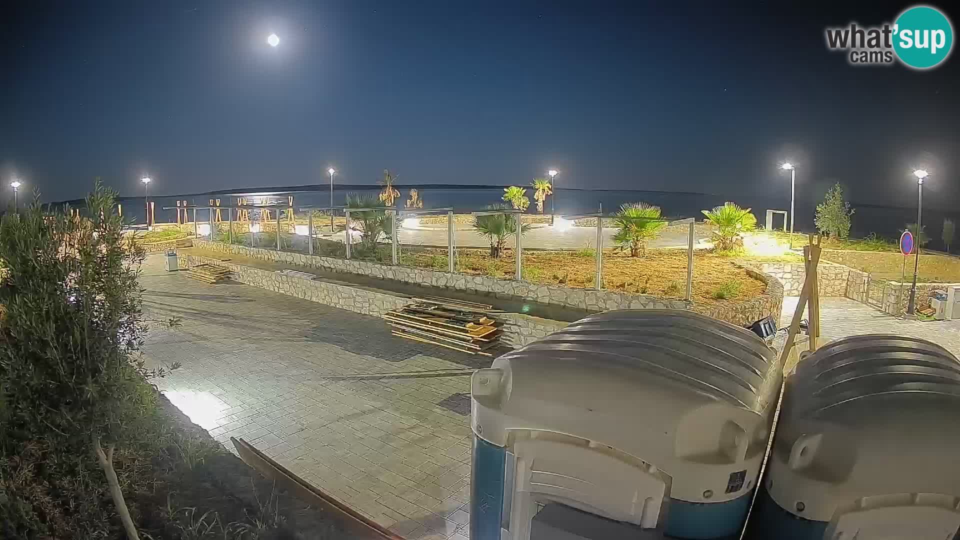 Webcam Mandre – Scène estivale Velika điga | Île de Pag