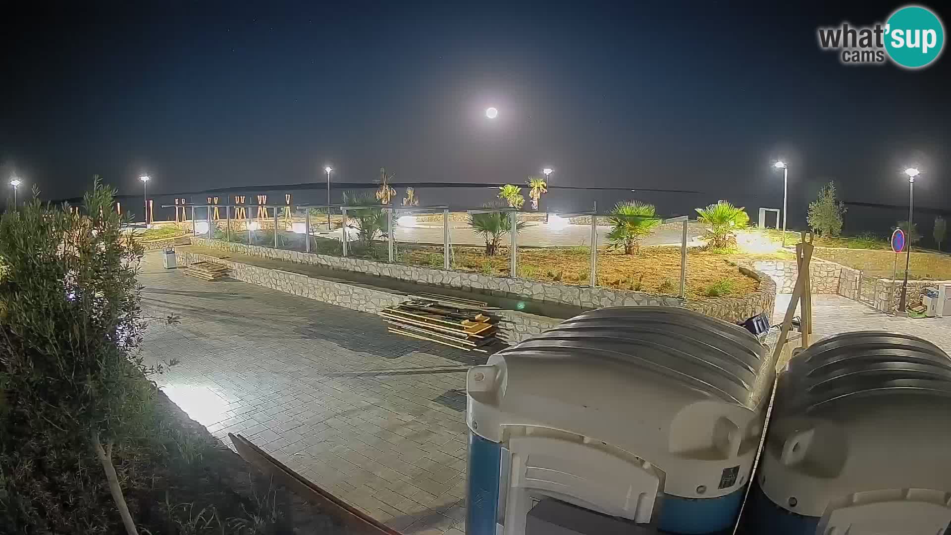 Webcam Mandre – Escenario de verano Velika điga | Isla de Pag