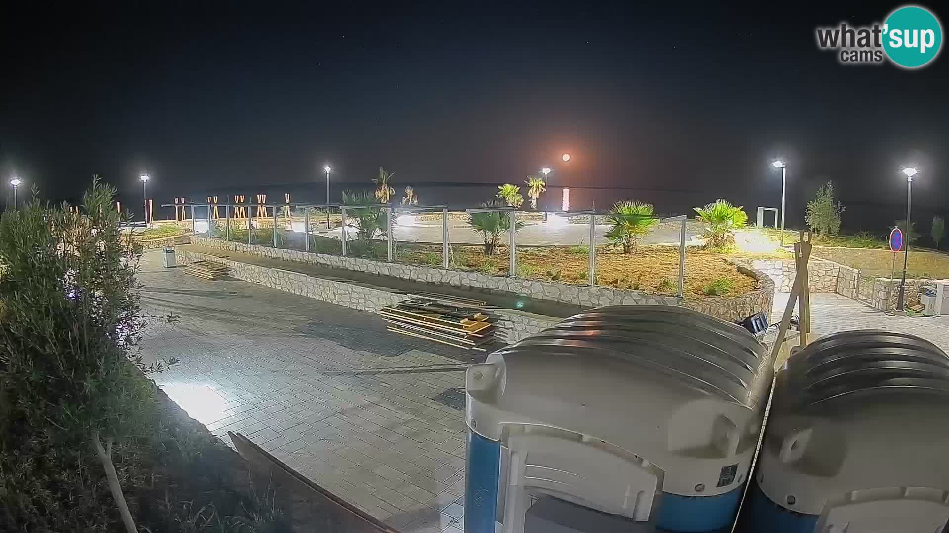 Webcam Mandre – Scène estivale Velika điga | Île de Pag