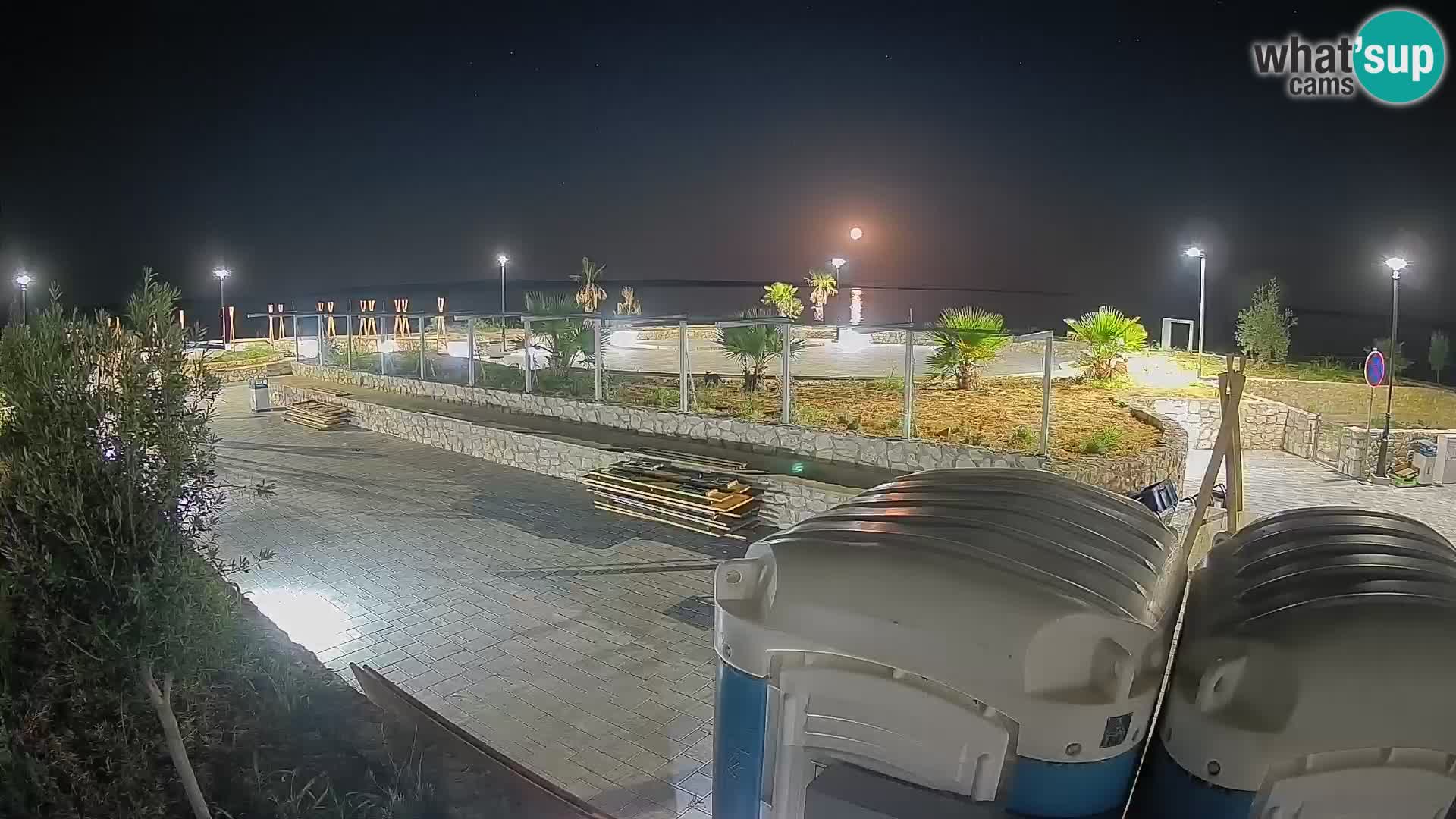 Webcam Mandre – Scène estivale Velika điga | Île de Pag