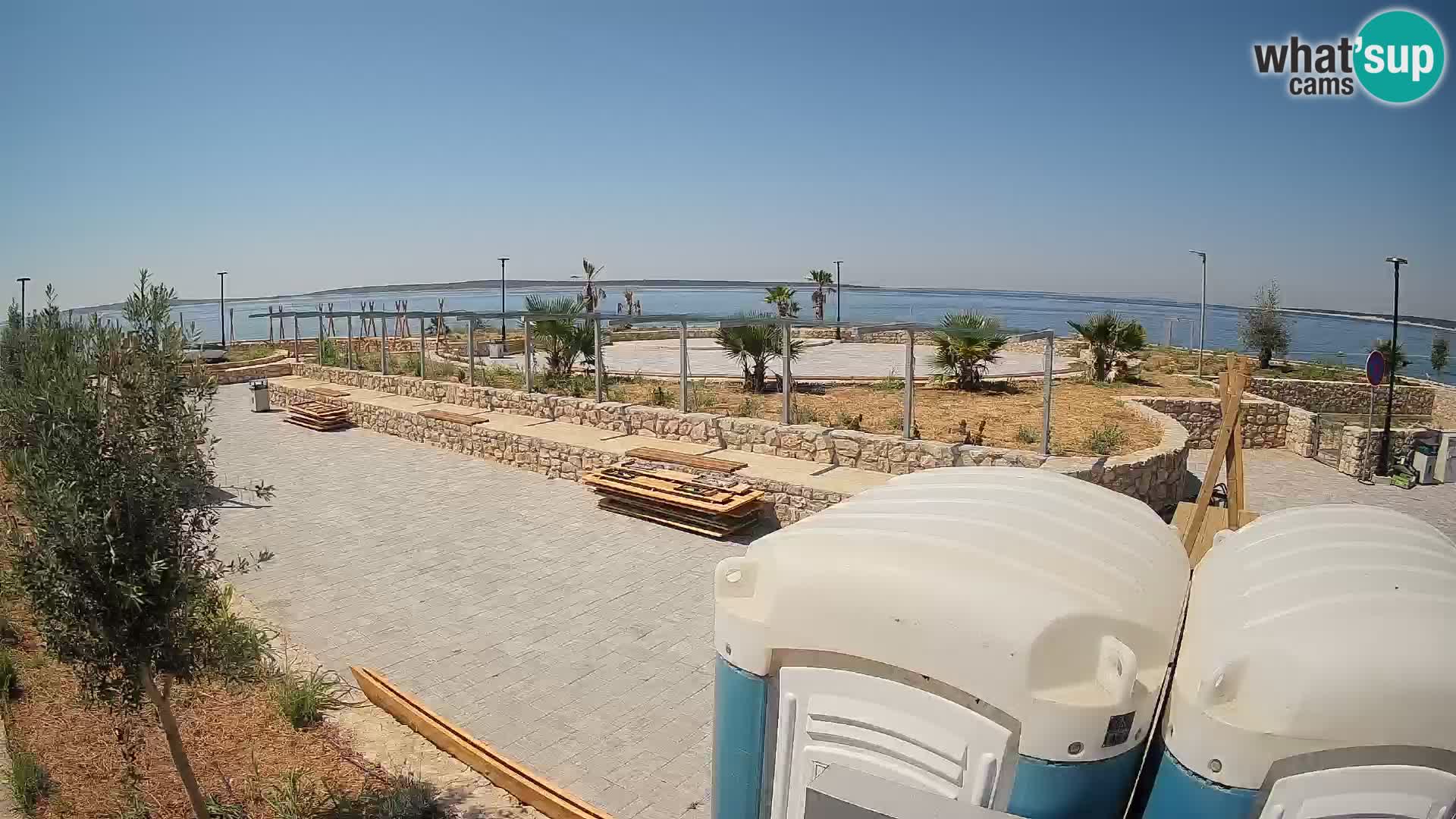 Mandre Summer Stage Webcam – Velika điga | Pag Island