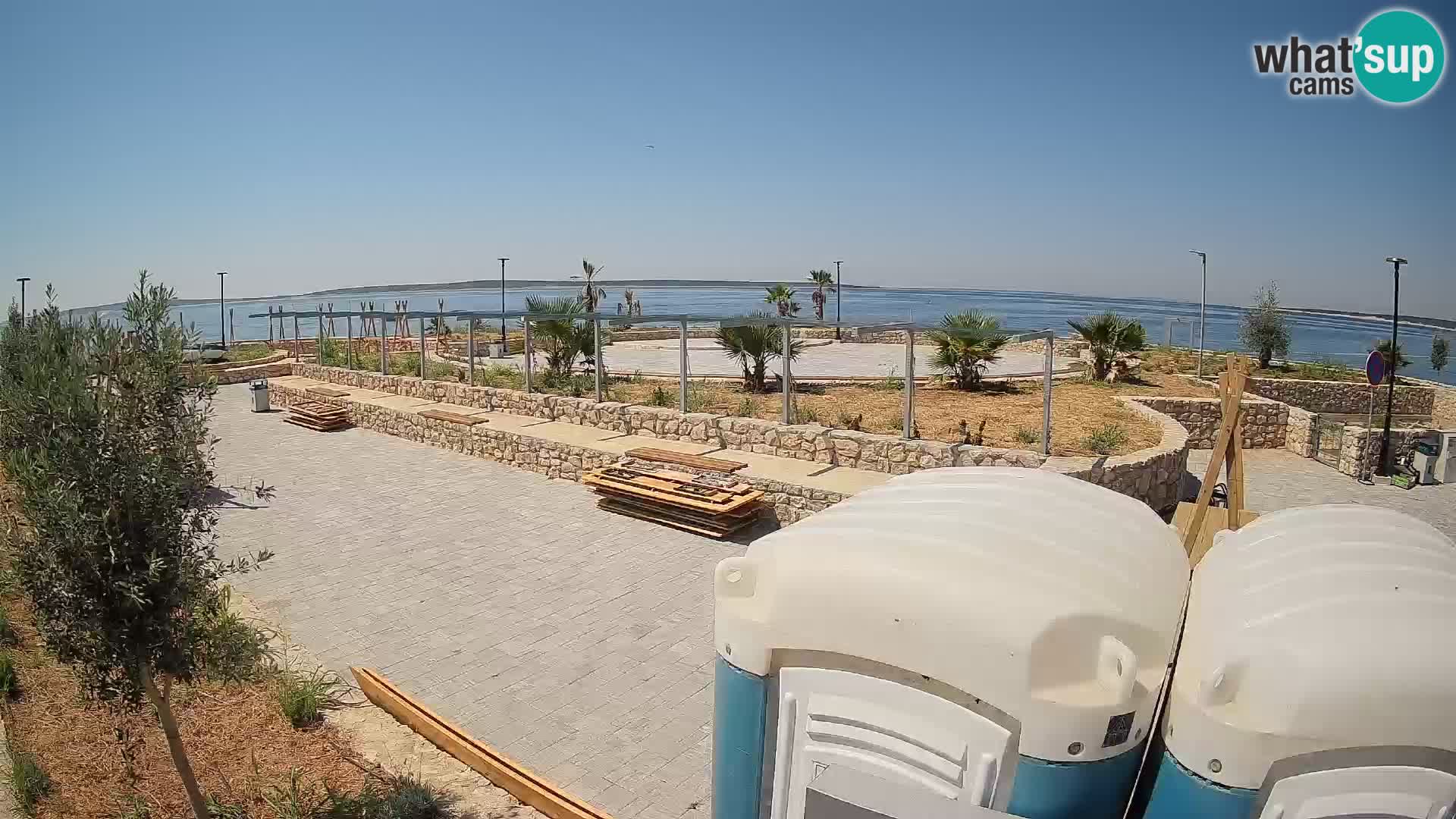 Mandre Summer Stage Webcam – Velika điga | Pag Island