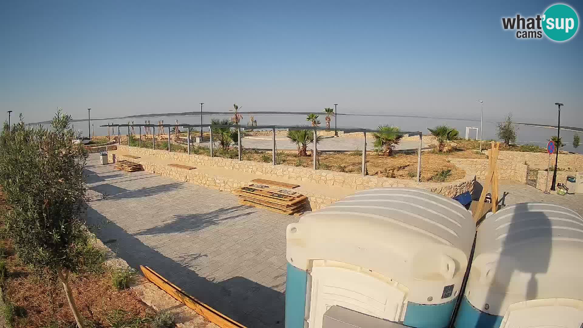 Mandre Summer Stage Webcam – Velika điga | Pag Island