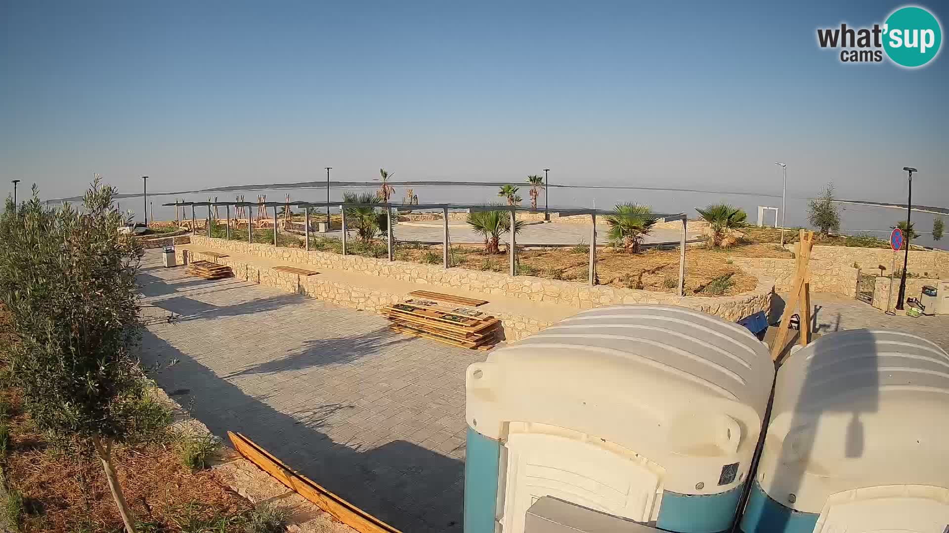Mandre Summer Stage Webcam – Velika điga | Pag Island