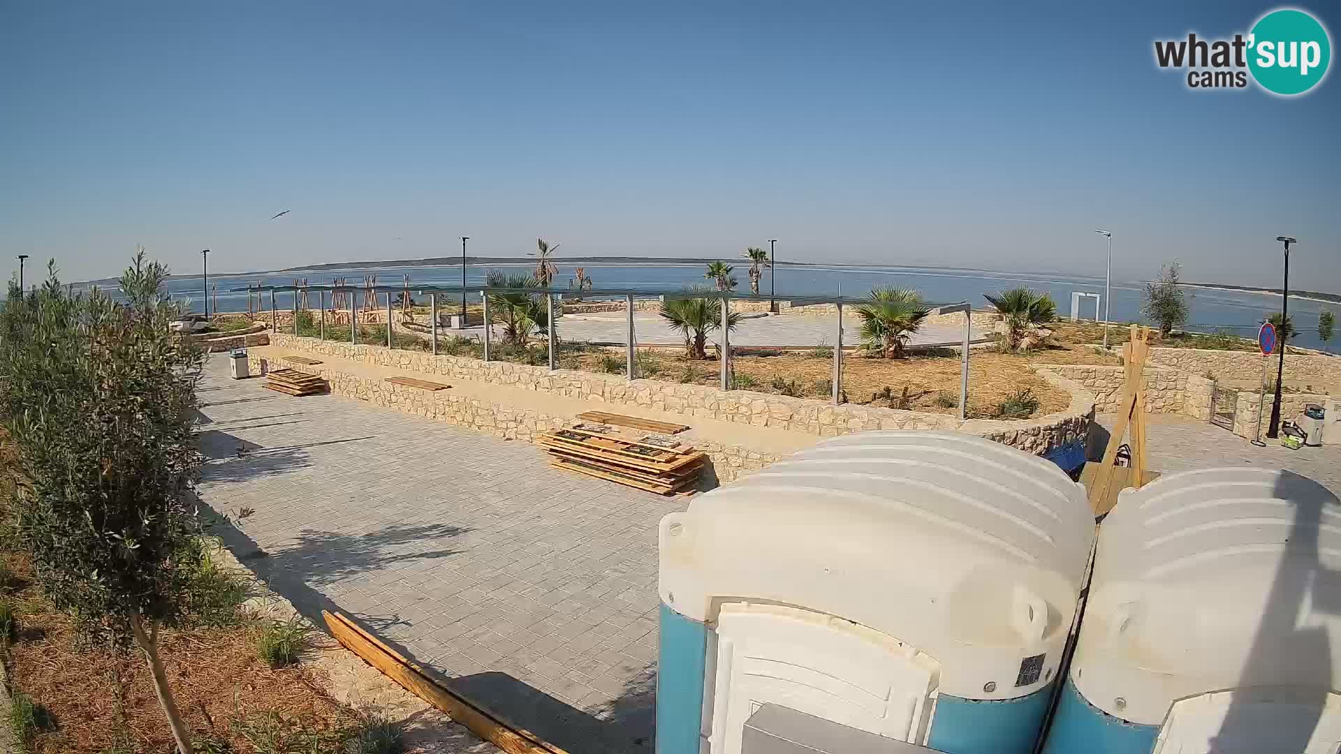 Mandre Summer Stage Webcam – Velika điga | Pag Island