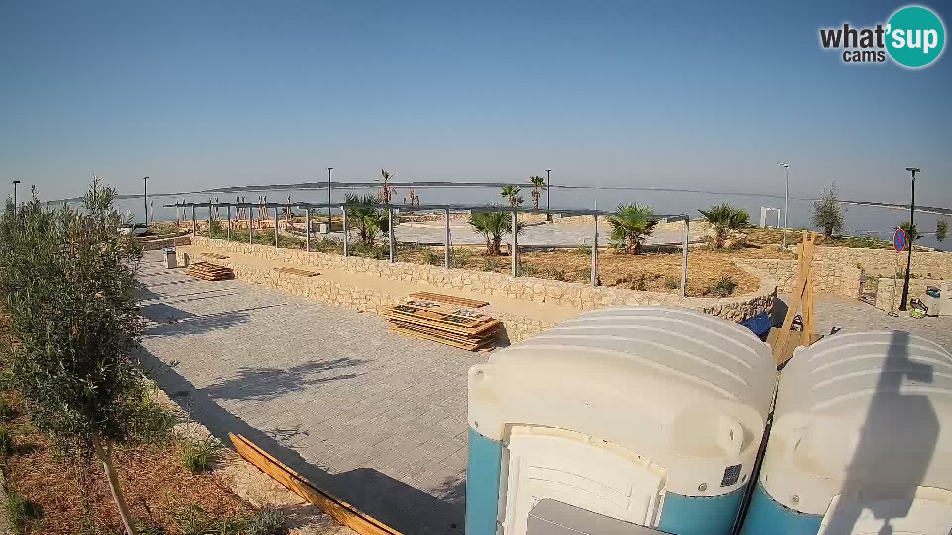 Mandre Summer Stage Webcam – Velika điga | Pag Island