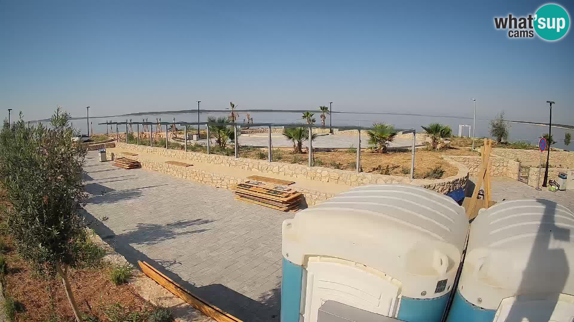 Webcam Mandre – Escenario de verano Velika điga | Isla de Pag