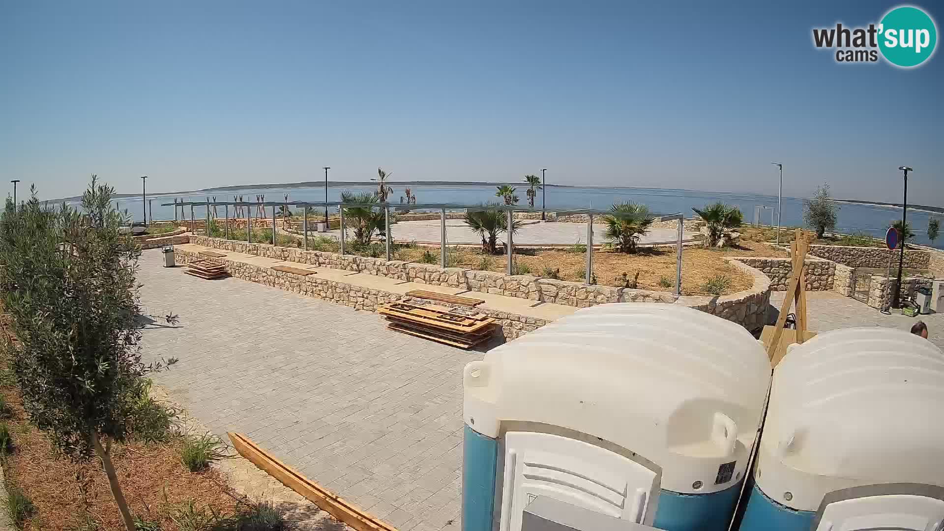 Mandre Sommerbühne Webcam – Velika điga | Insel Pag
