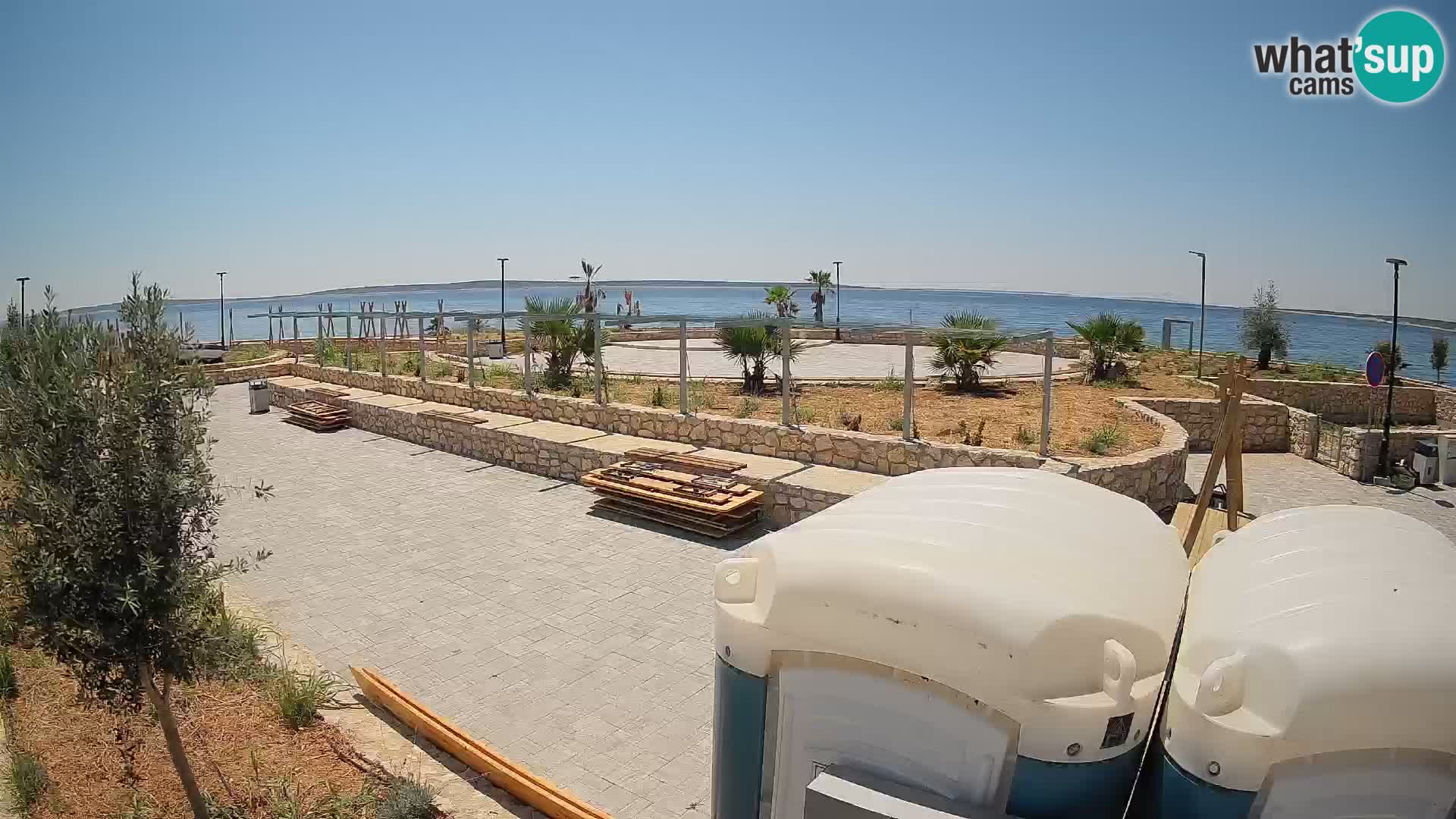 Mandre Summer Stage Webcam – Velika điga | Pag Island
