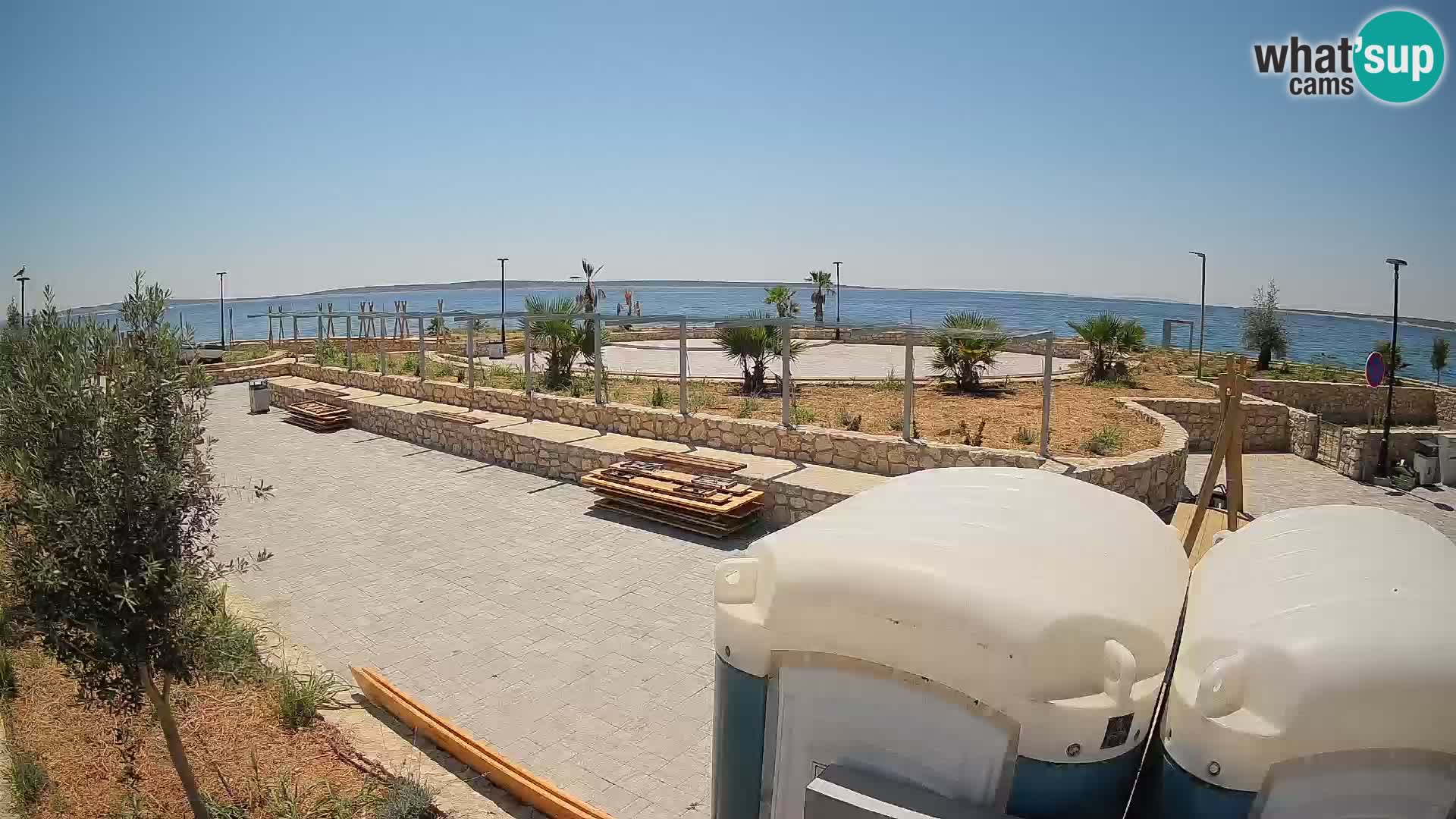 Mandre Summer Stage Webcam – Velika điga | Pag Island