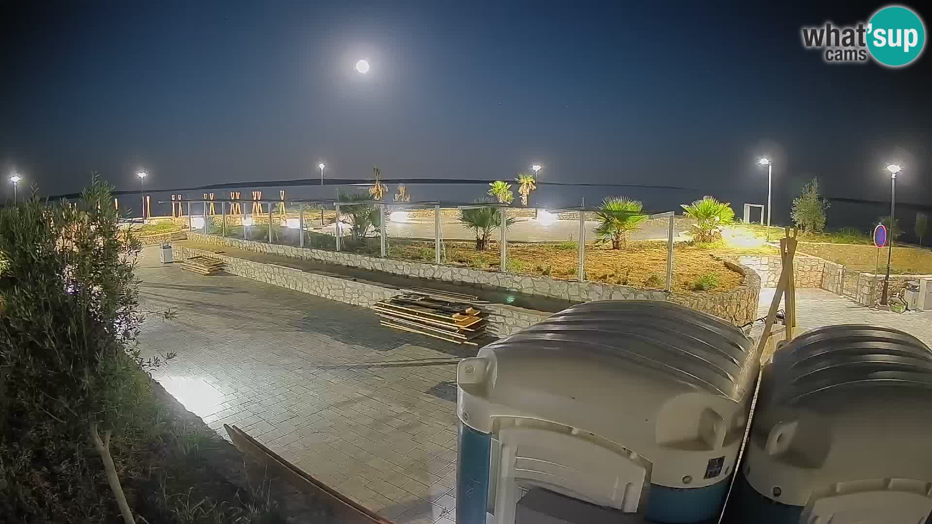 Webcam Mandre – Escenario de verano Velika điga | Isla de Pag