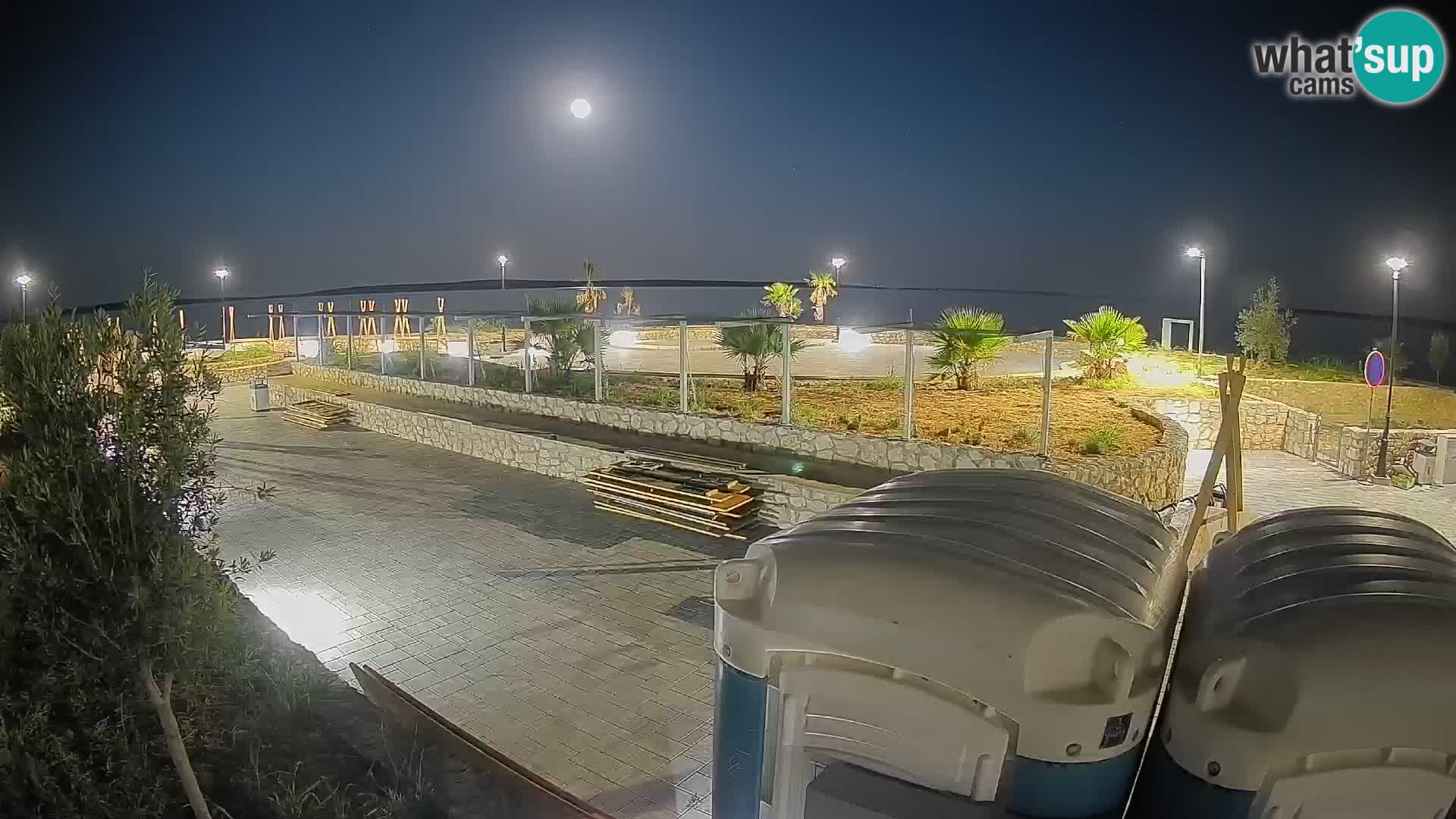 Webcam Mandre – Scène estivale Velika điga | Île de Pag