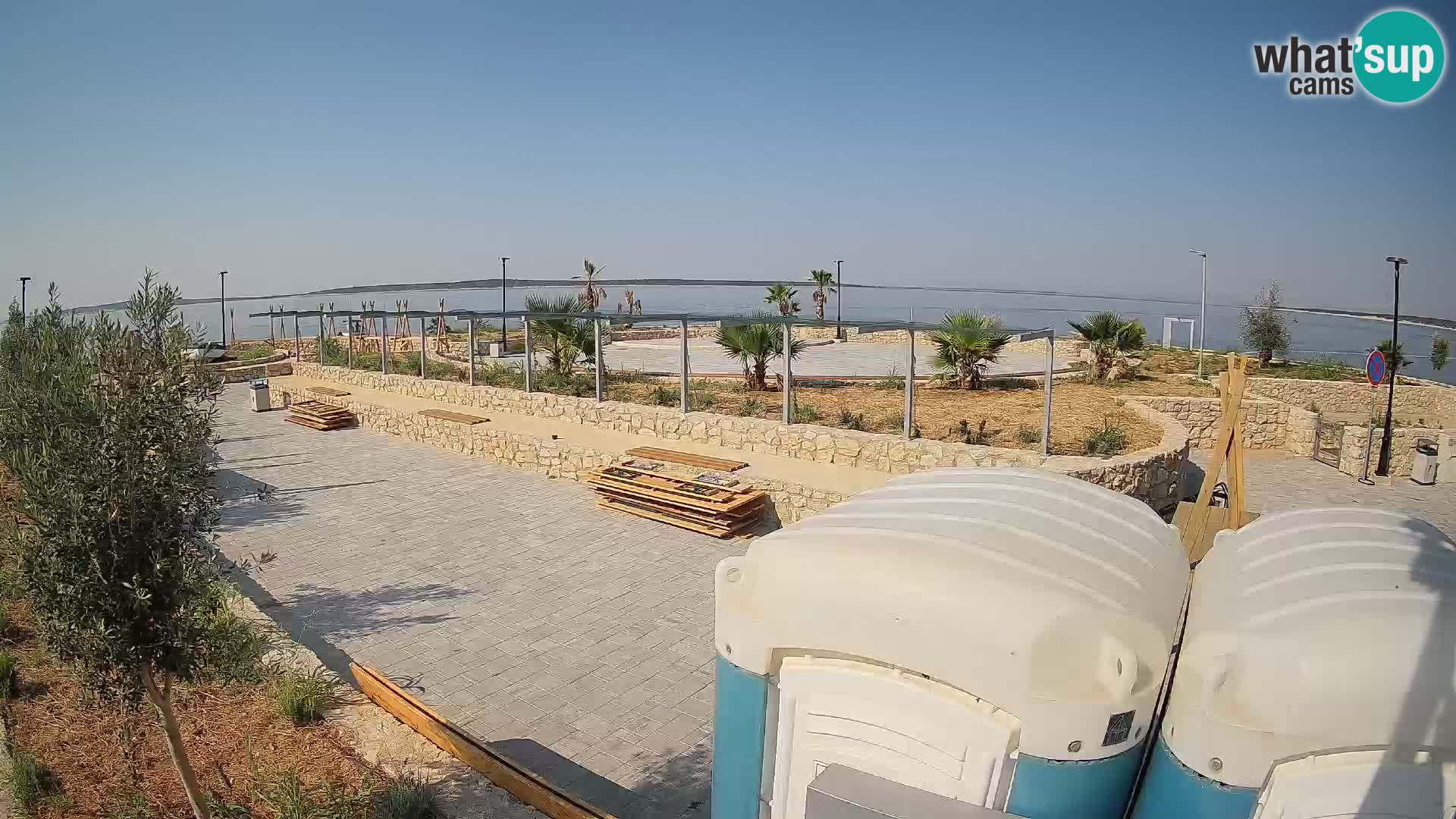 Webcam Mandre – Scène estivale Velika điga | Île de Pag
