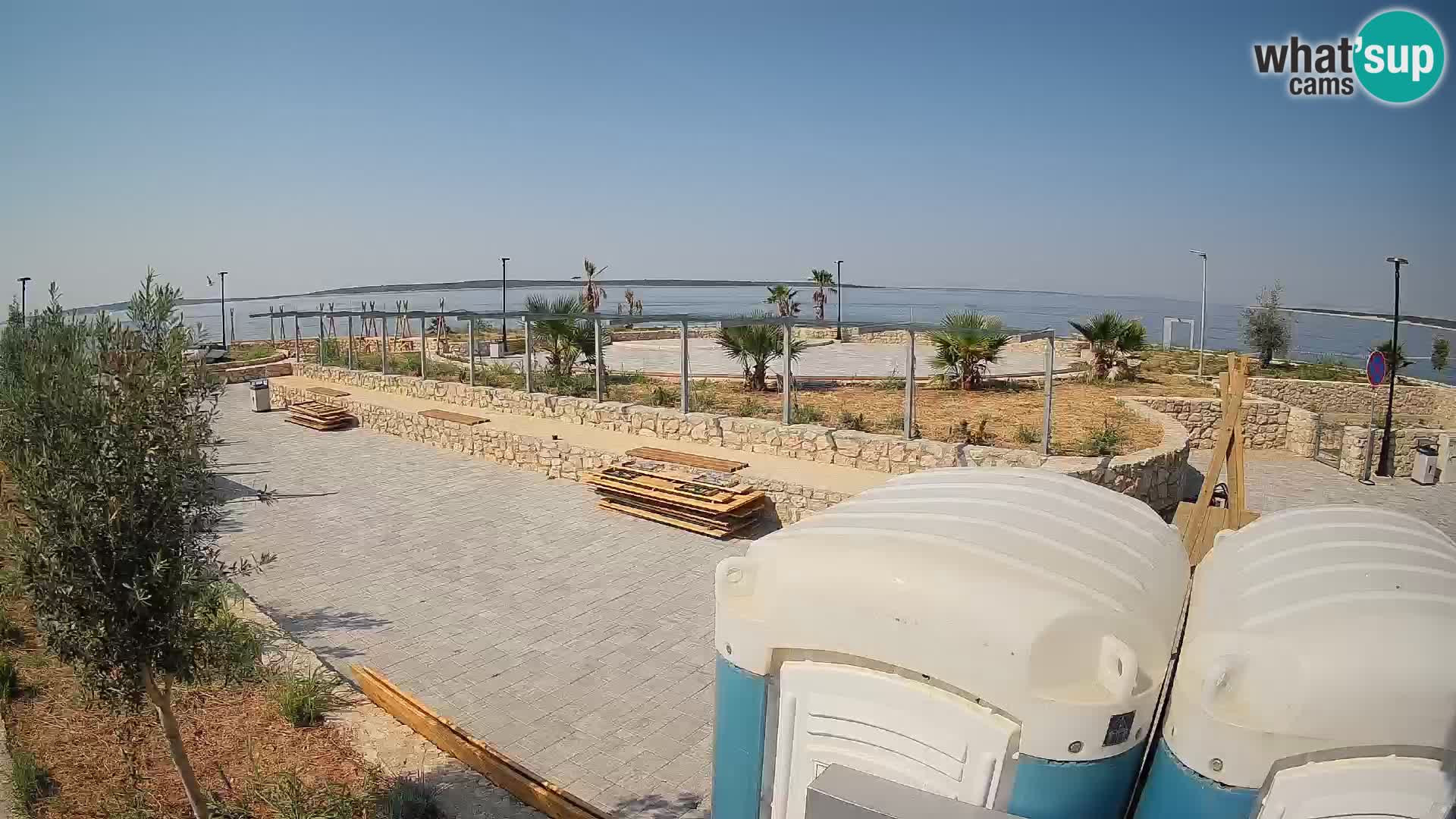 Mandre Summer Stage Webcam – Velika điga | Pag Island