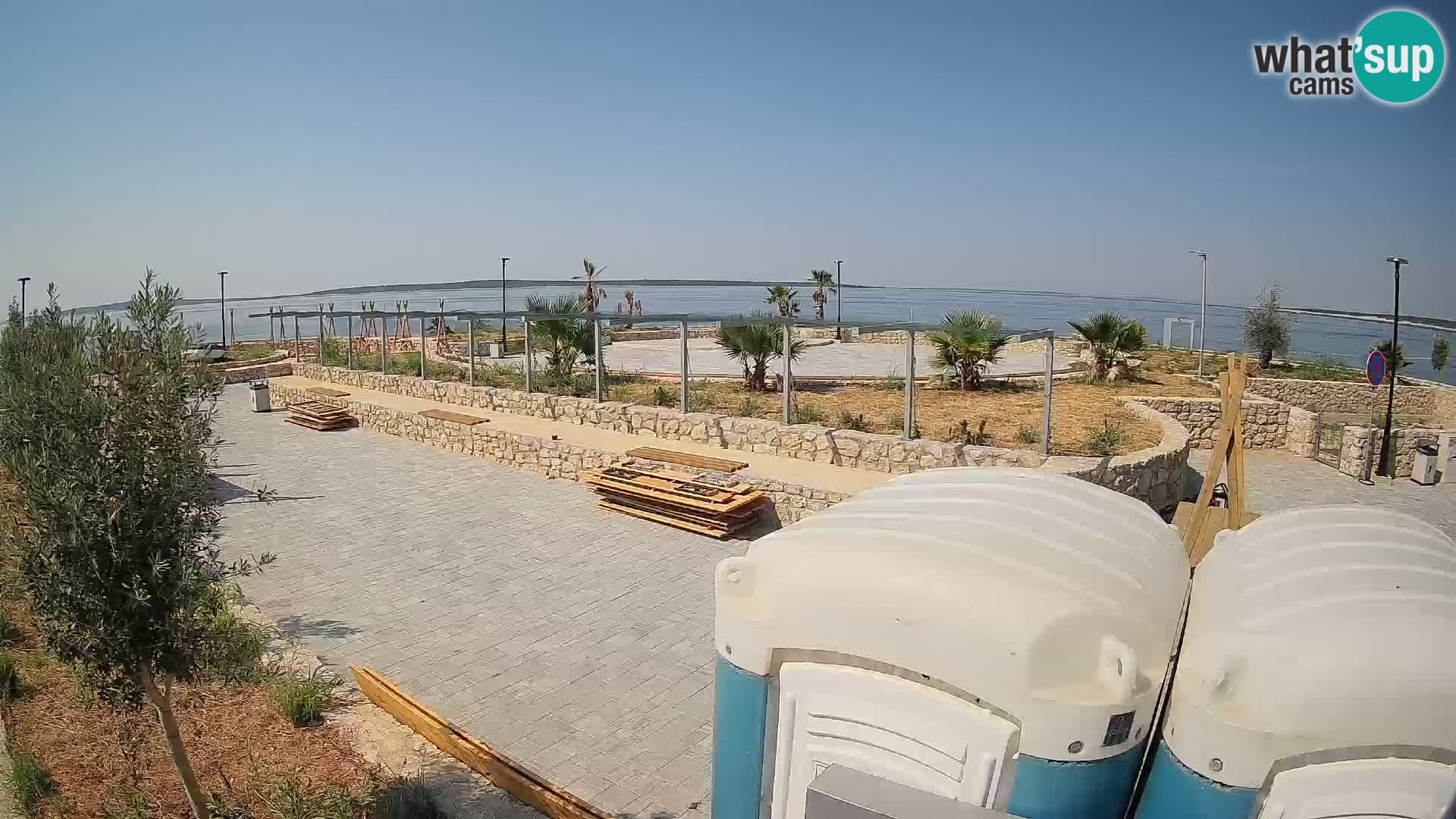 Webcam Mandre – Palco estivo Velika điga | Isola di Pag