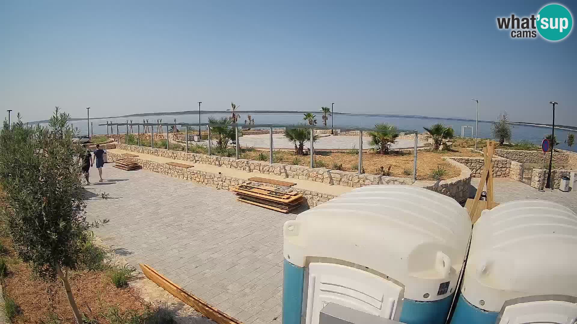 Webcam Mandre – Scène estivale Velika điga | Île de Pag