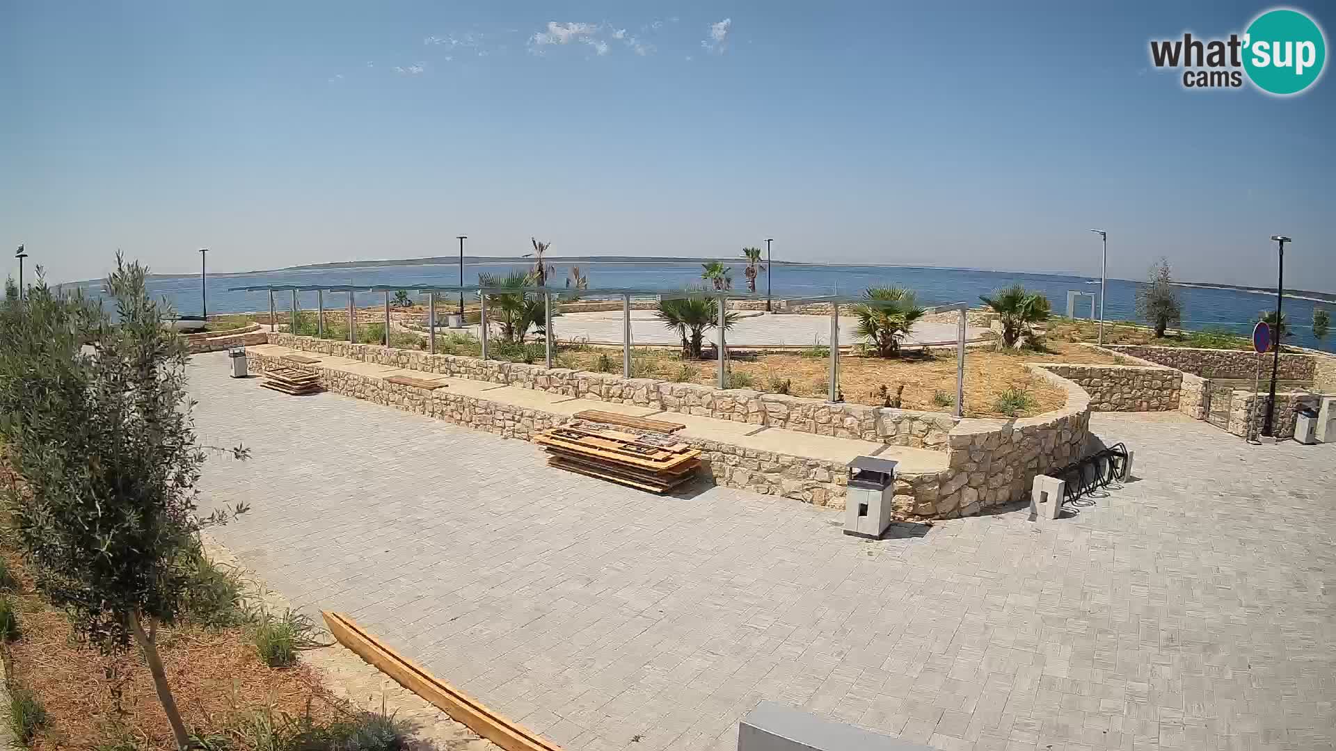 Mandre Summer Stage Webcam – Velika điga | Pag Island