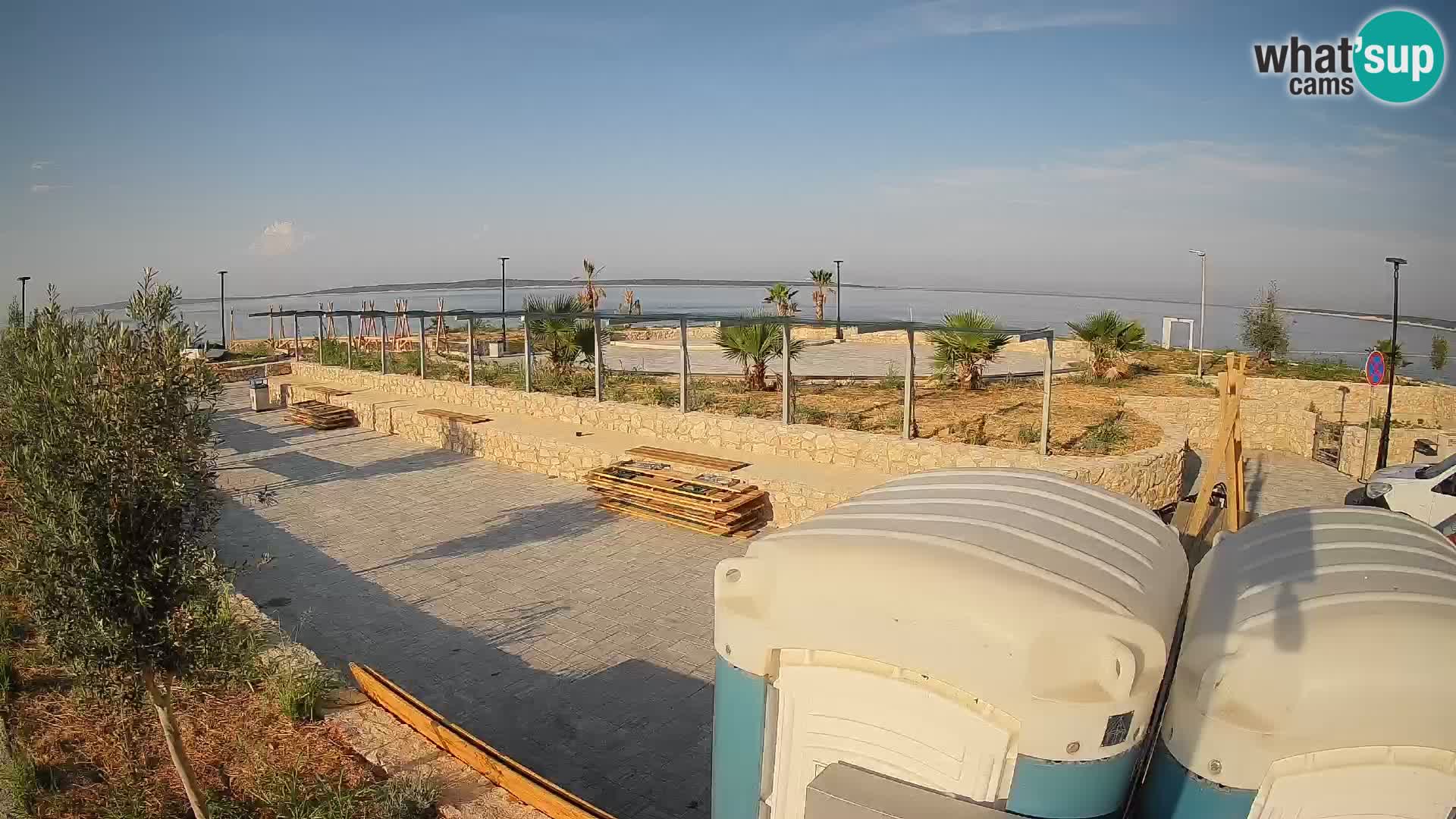 Mandre Summer Stage Webcam – Velika điga | Pag Island