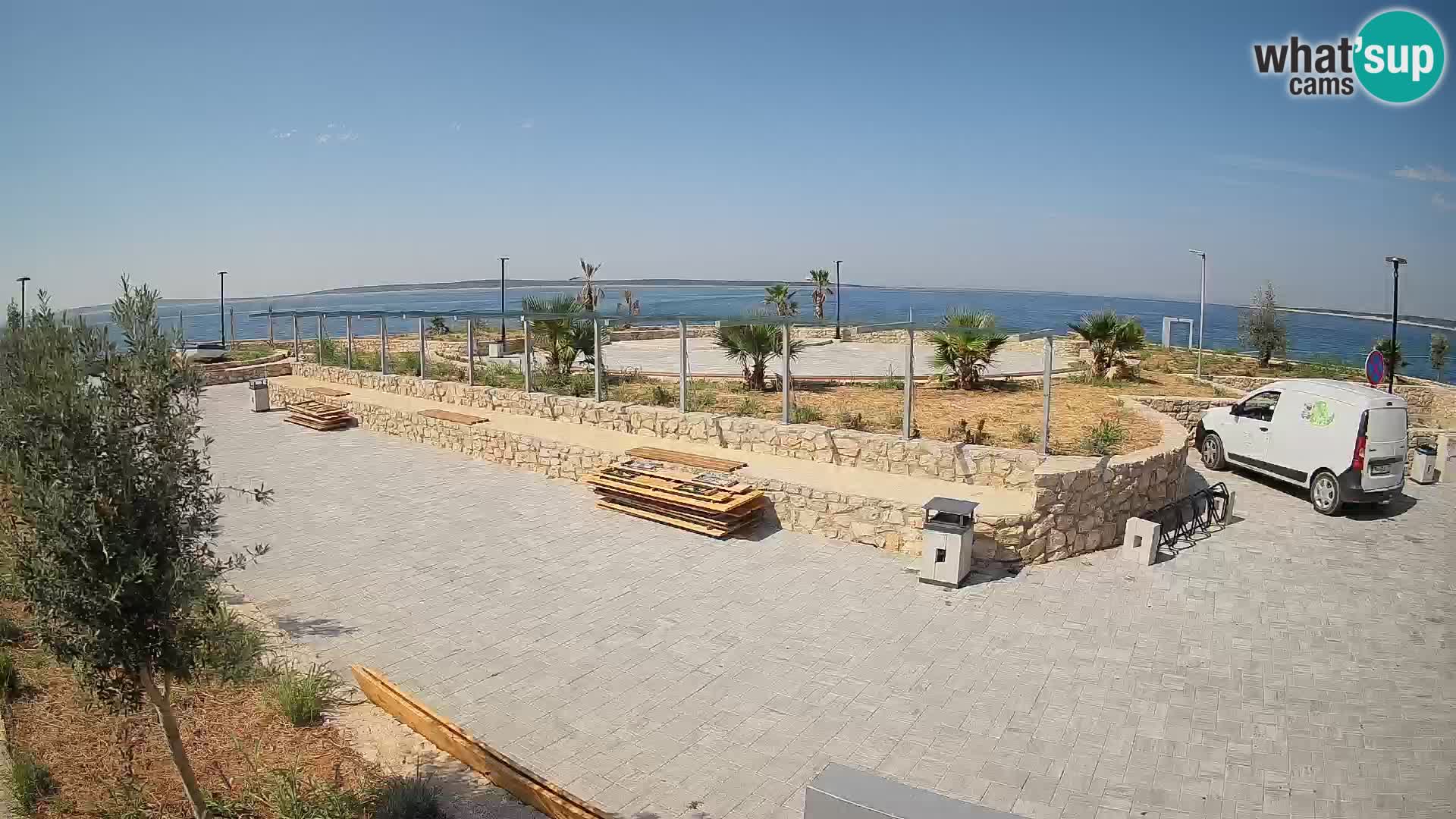 Mandre Summer Stage Webcam – Velika điga | Pag Island