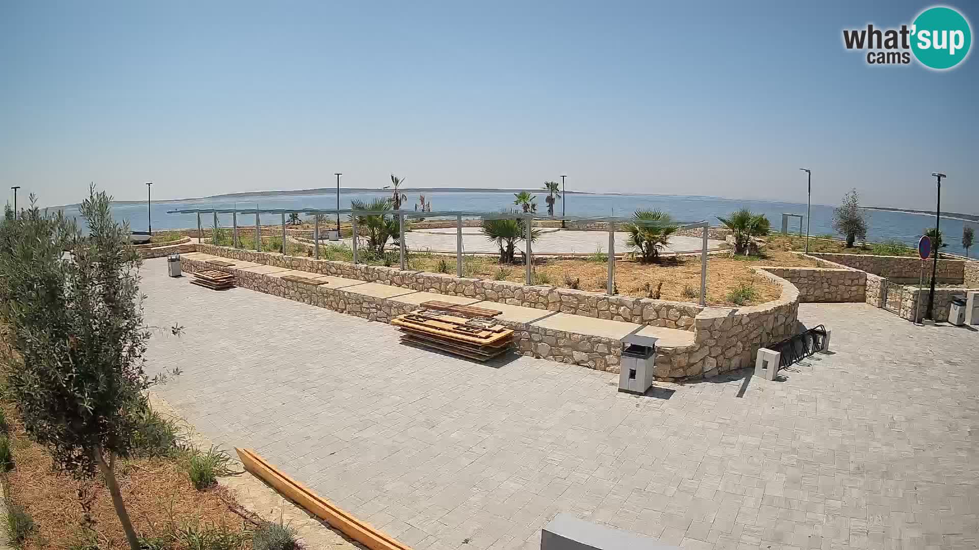 Webcam Mandre – Palco estivo Velika điga | Isola di Pag