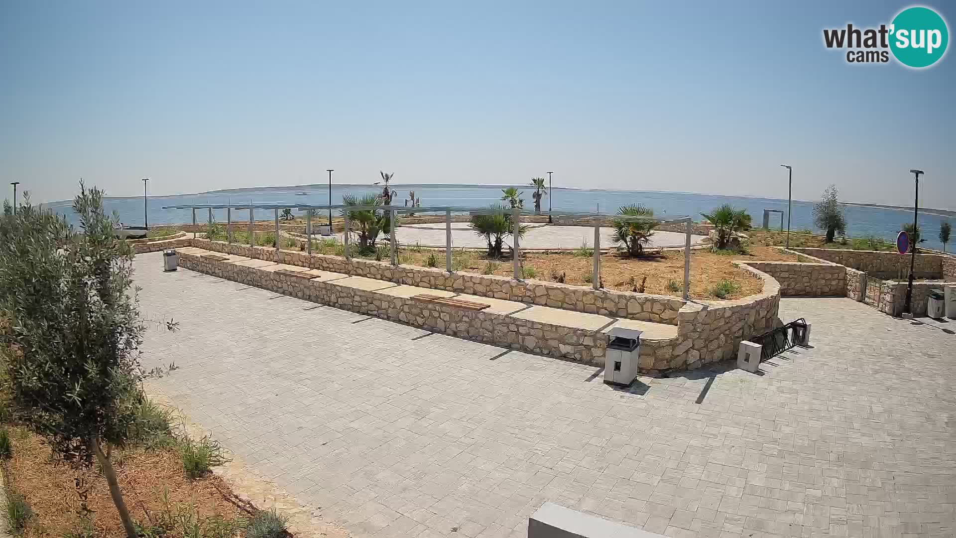 Webcam Mandre – Scène estivale Velika điga | Île de Pag