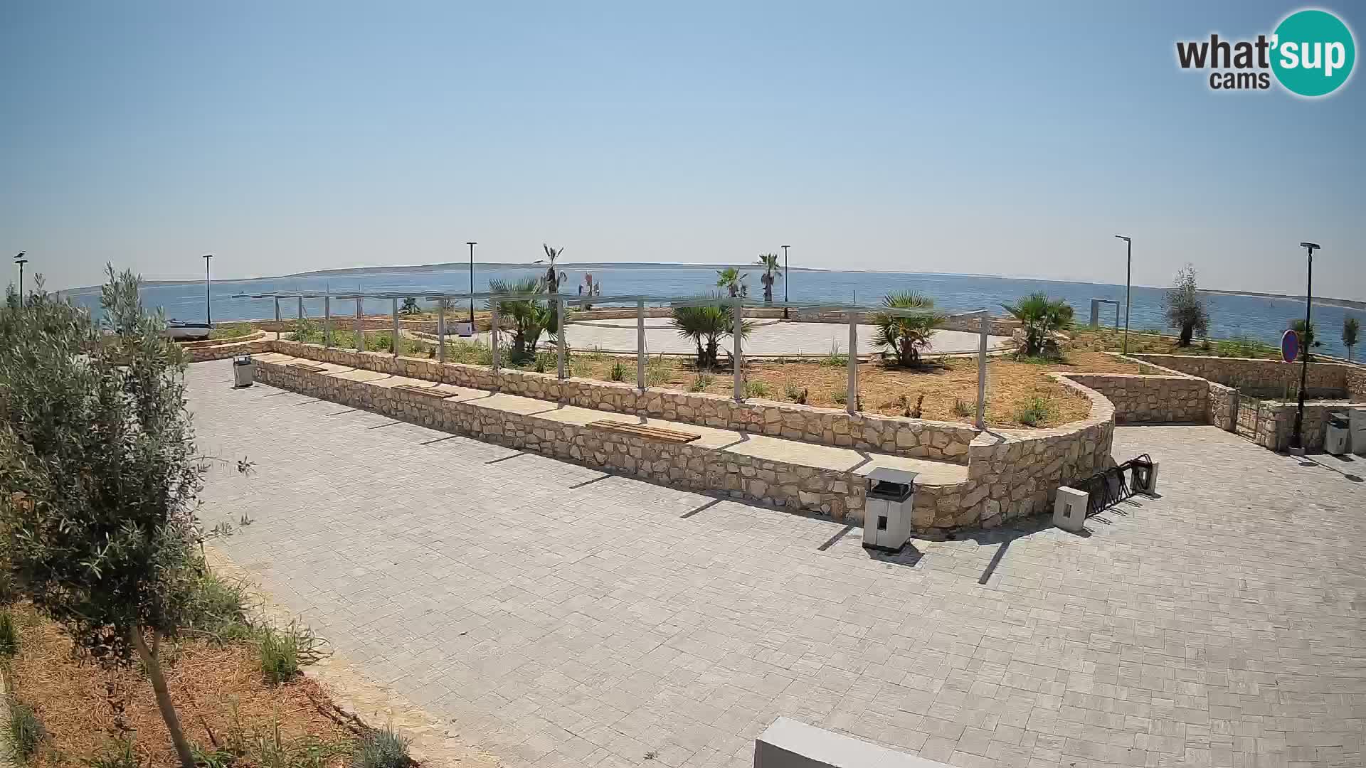 Mandre Summer Stage Webcam – Velika điga | Pag Island
