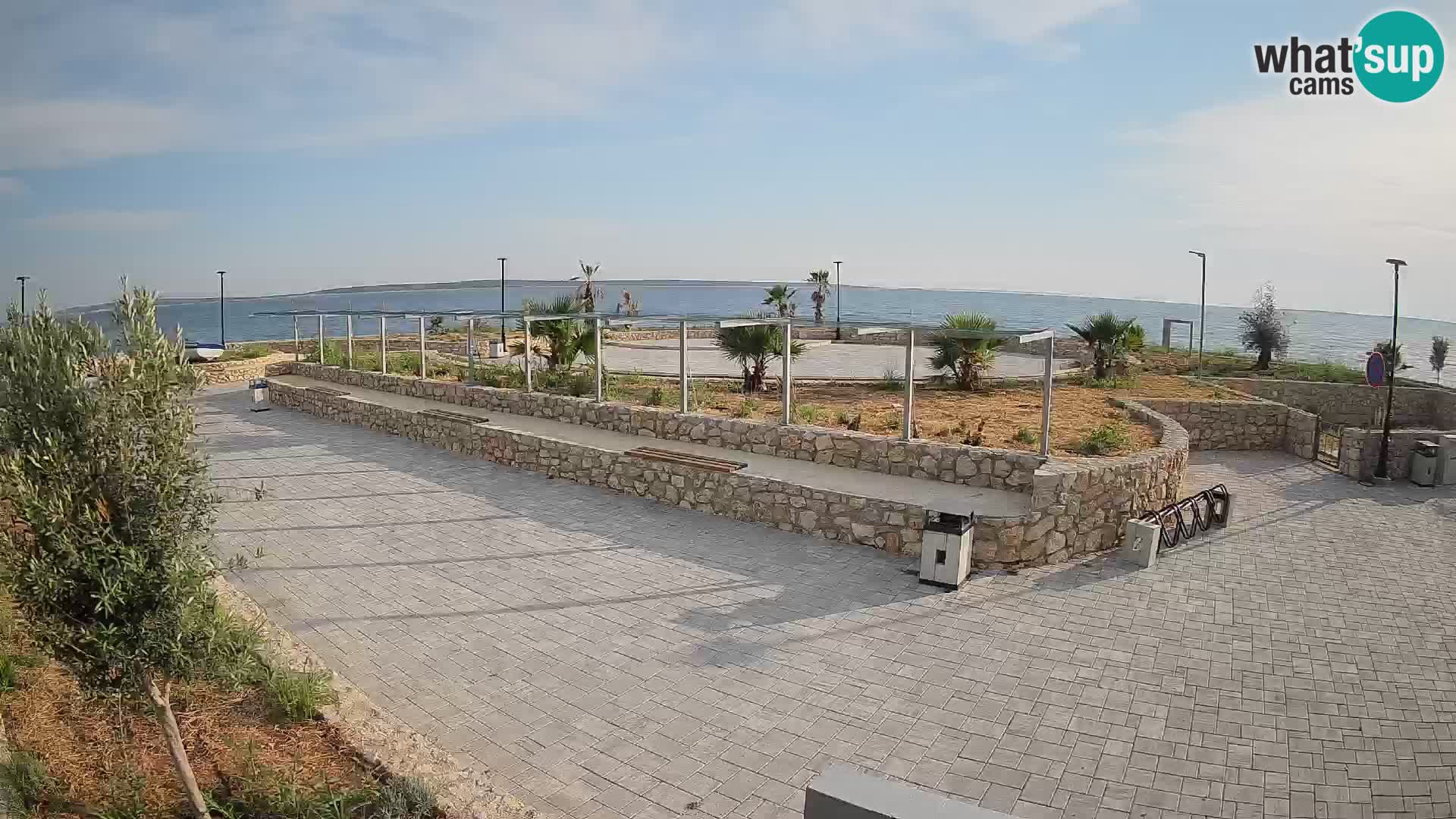 Webcam Mandre – Escenario de verano Velika điga | Isla de Pag